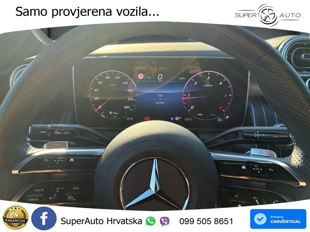 Mercedes GLC 450d (367 KS) 4MATIC 9G-TRONIC AMG ZRAČNI+ACC+GR SJED+360+PANO