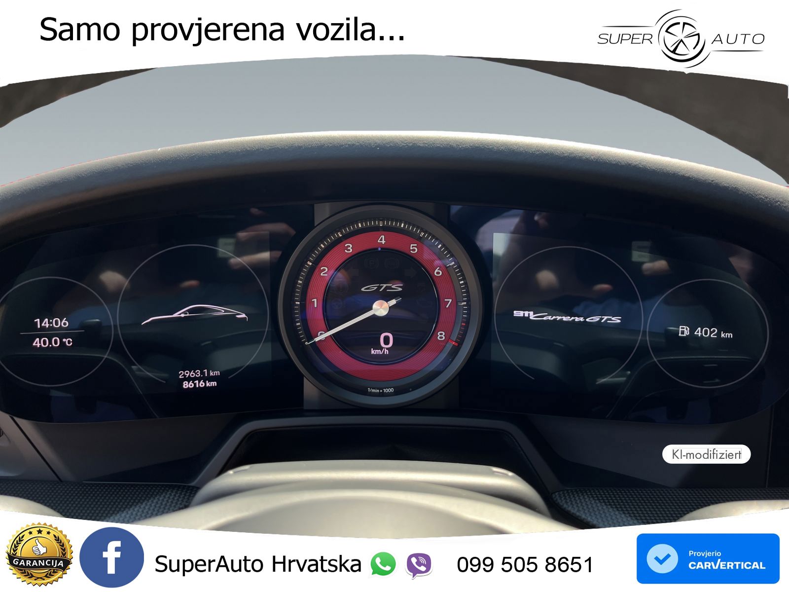 Porsche 911 Carrera GTS 3.0 (480 KS) PDK MATRIX+GR SJED+KAM