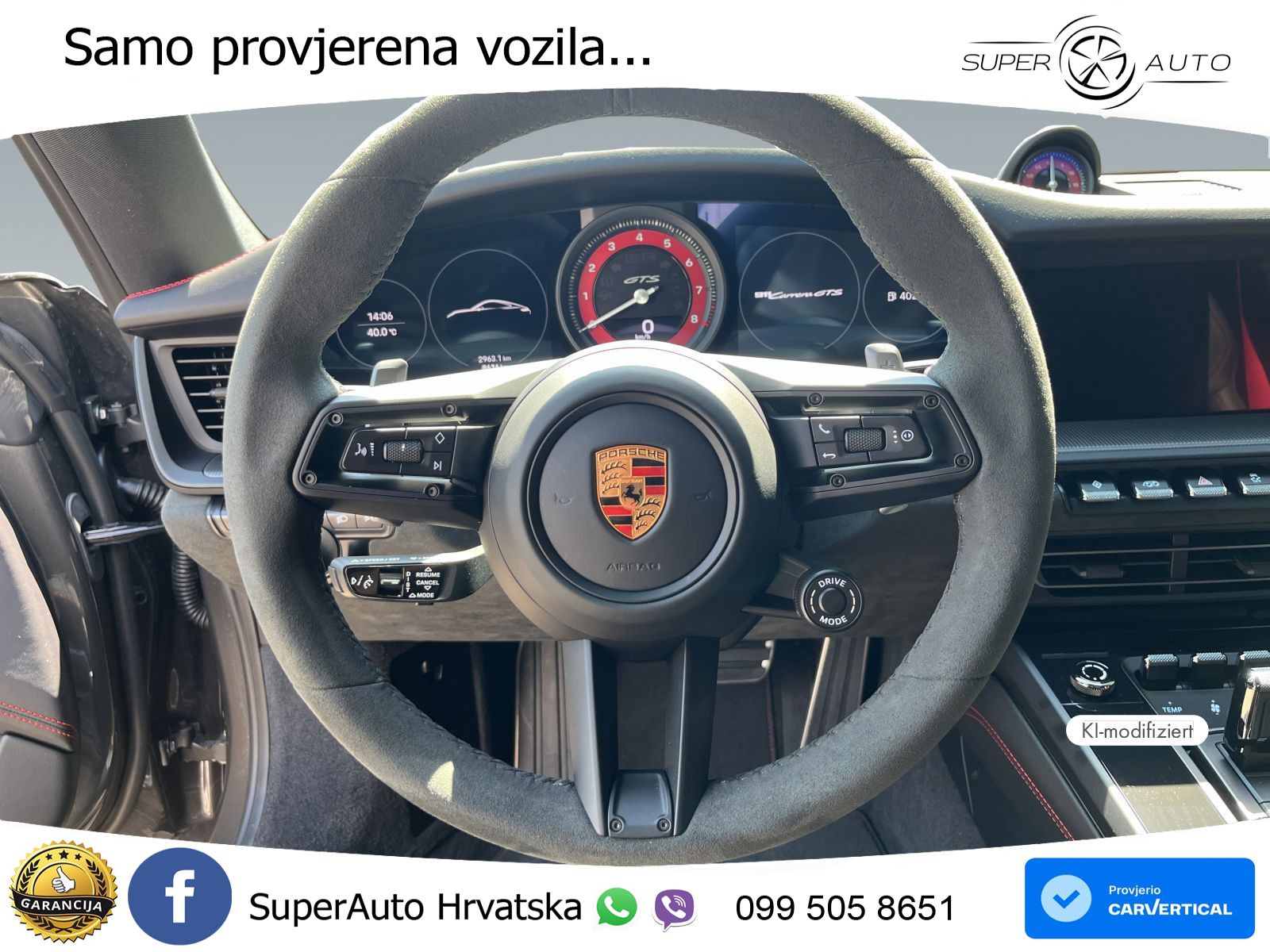 Porsche 911 Carrera GTS 3.0 (480 KS) PDK MATRIX+GR SJED+KAM