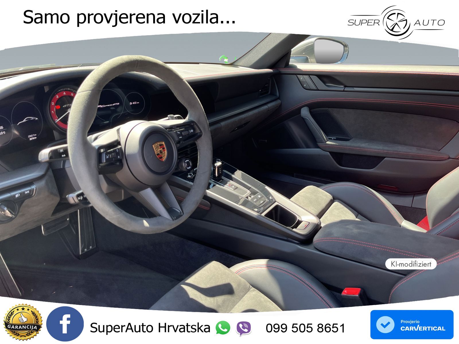 Porsche 911 Carrera GTS 3.0 (480 KS) PDK MATRIX+GR SJED+KAM