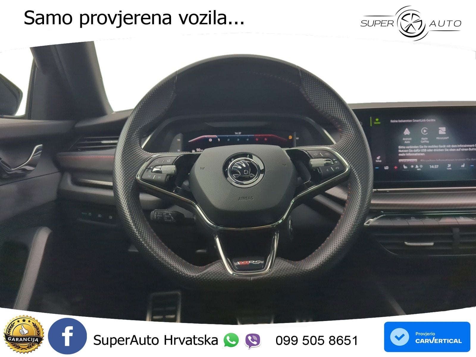 Škoda Octavia Combi RS 2.0 TDI (200 KS) 4x4 DSG LED+GR SJED+ACC