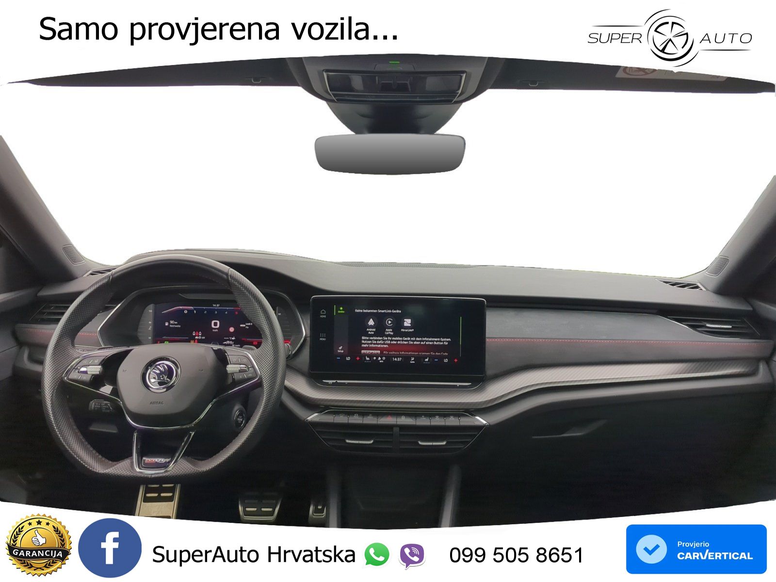 Škoda Octavia Combi RS 2.0 TDI (200 KS) 4x4 DSG LED+GR SJED+ACC