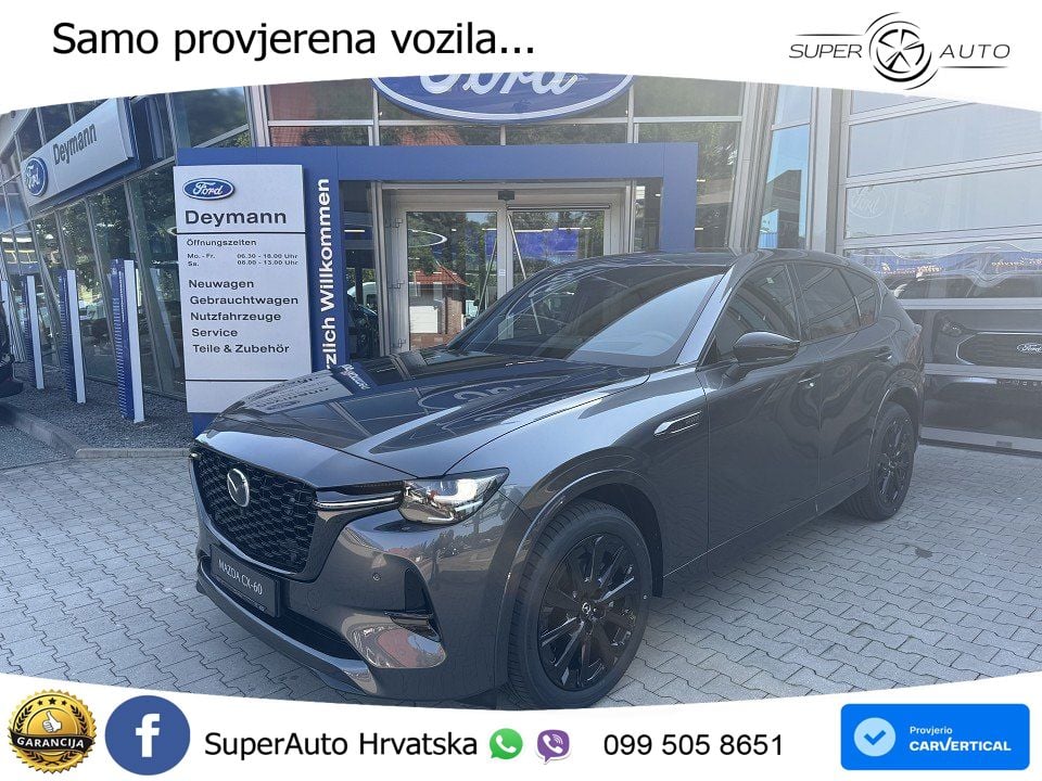 Mazda CX-60 3.3 e-Skyactiv D (254 KS) AWD Automatic MATRIX+GR SJED+KAM