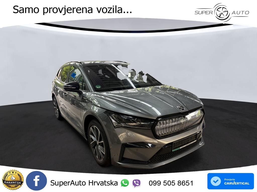 Škoda Enyaq iV 80x 82 kWh (265 KS) AWD SportLine LED+GR SJED+ACC