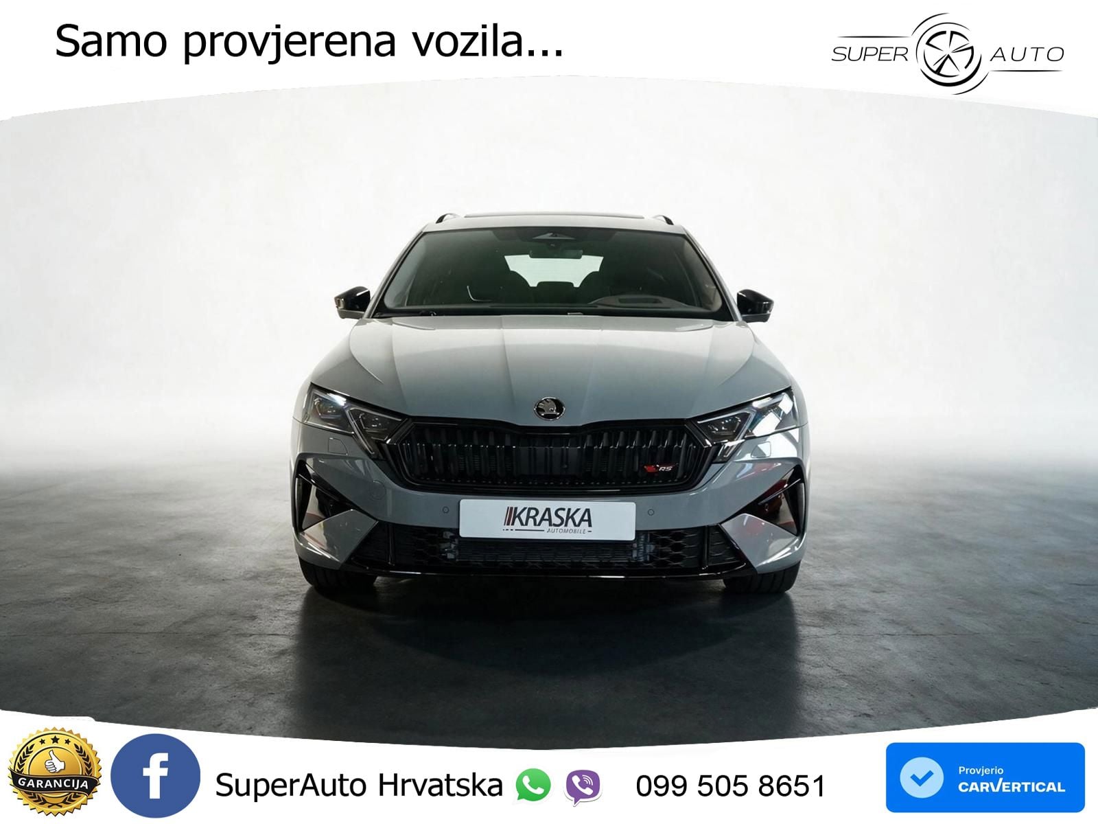 Škoda Octavia Combi RS 2.0 TSI (265 KS) DSG MATRIX+GR SJED+KAM