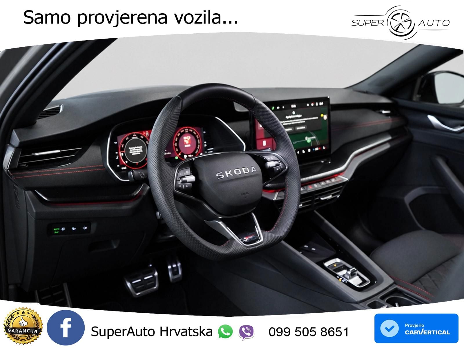 Škoda Octavia Combi RS 2.0 TSI (265 KS) DSG MATRIX+GR SJED+KAM