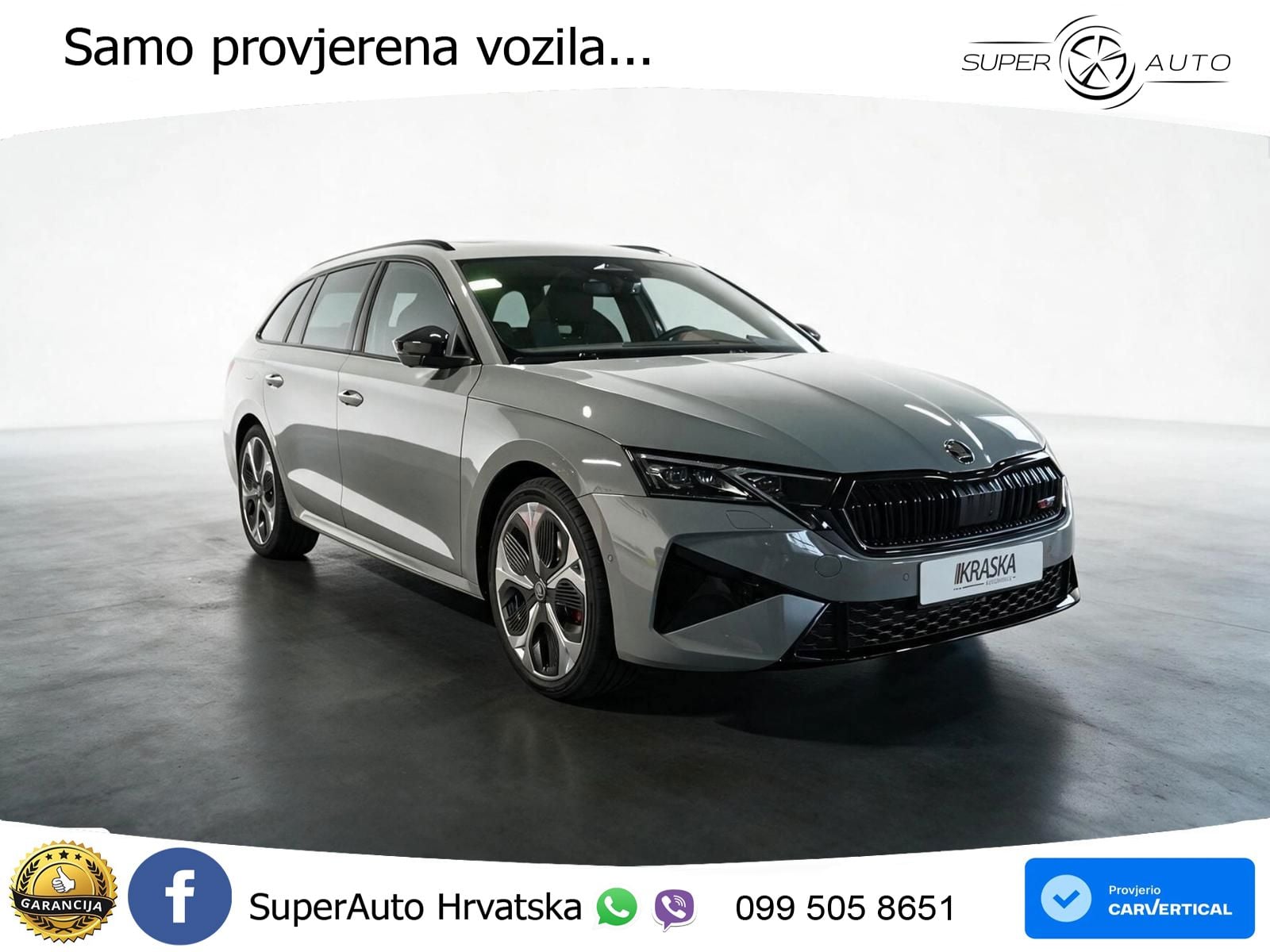 Škoda Octavia Combi RS 2.0 TSI (265 KS) DSG MATRIX+GR SJED+KAM