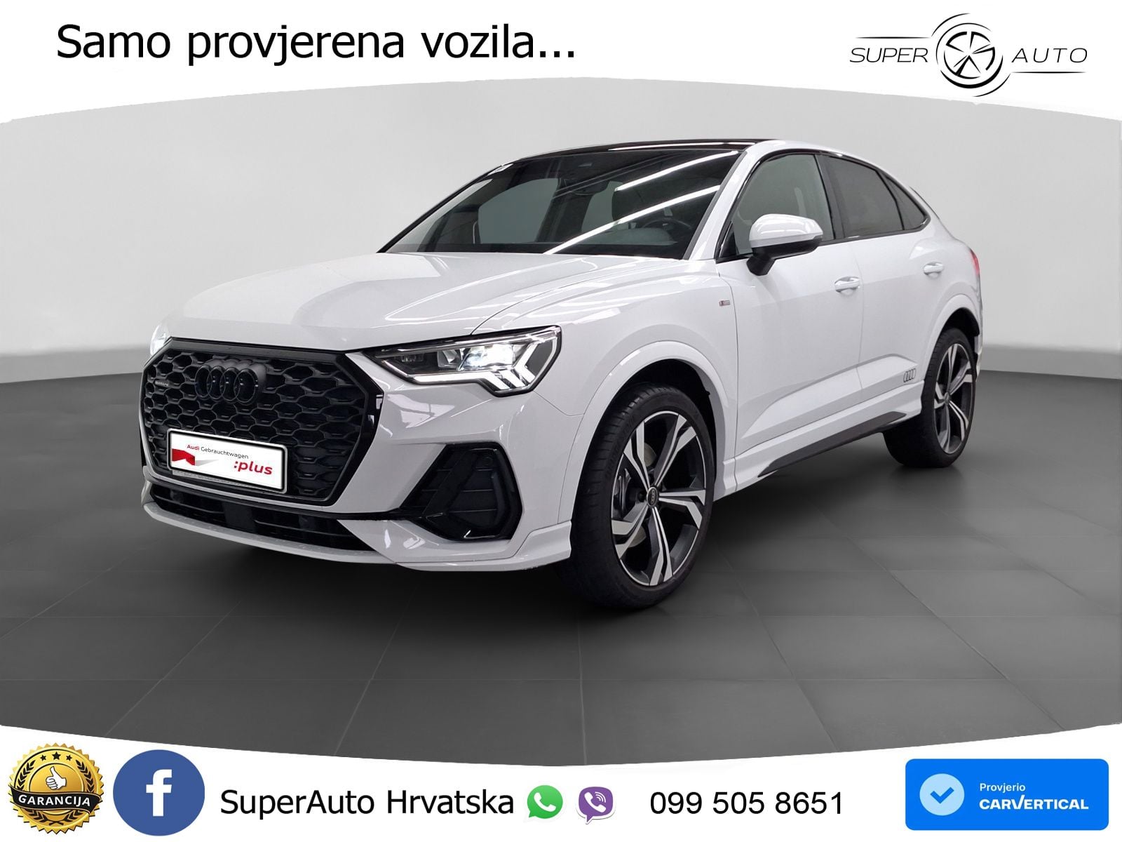 Audi Q3 Sportback 40 TDI (200 KS) quattro S tronic 2x S line LED+GR SJED+ACC