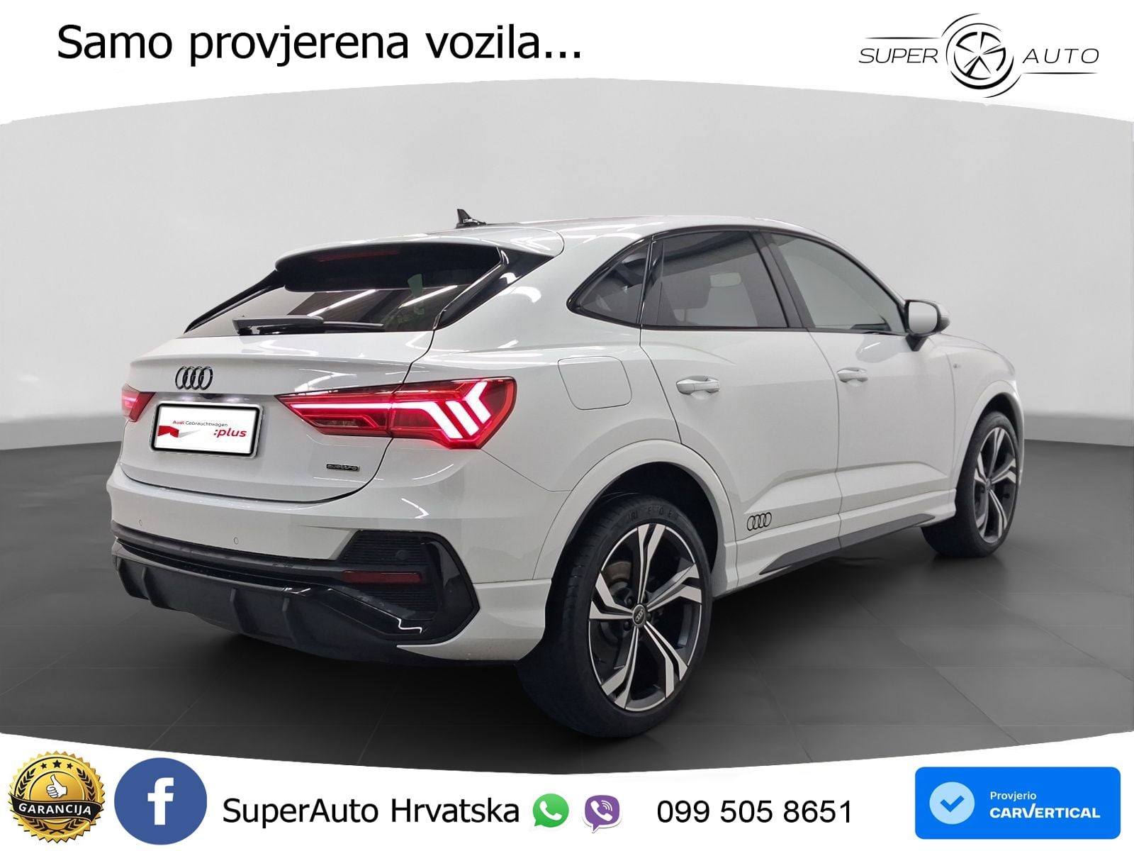 Audi Q3 Sportback 40 TDI (200 KS) quattro S tronic 2x S line LED+GR SJED+ACC