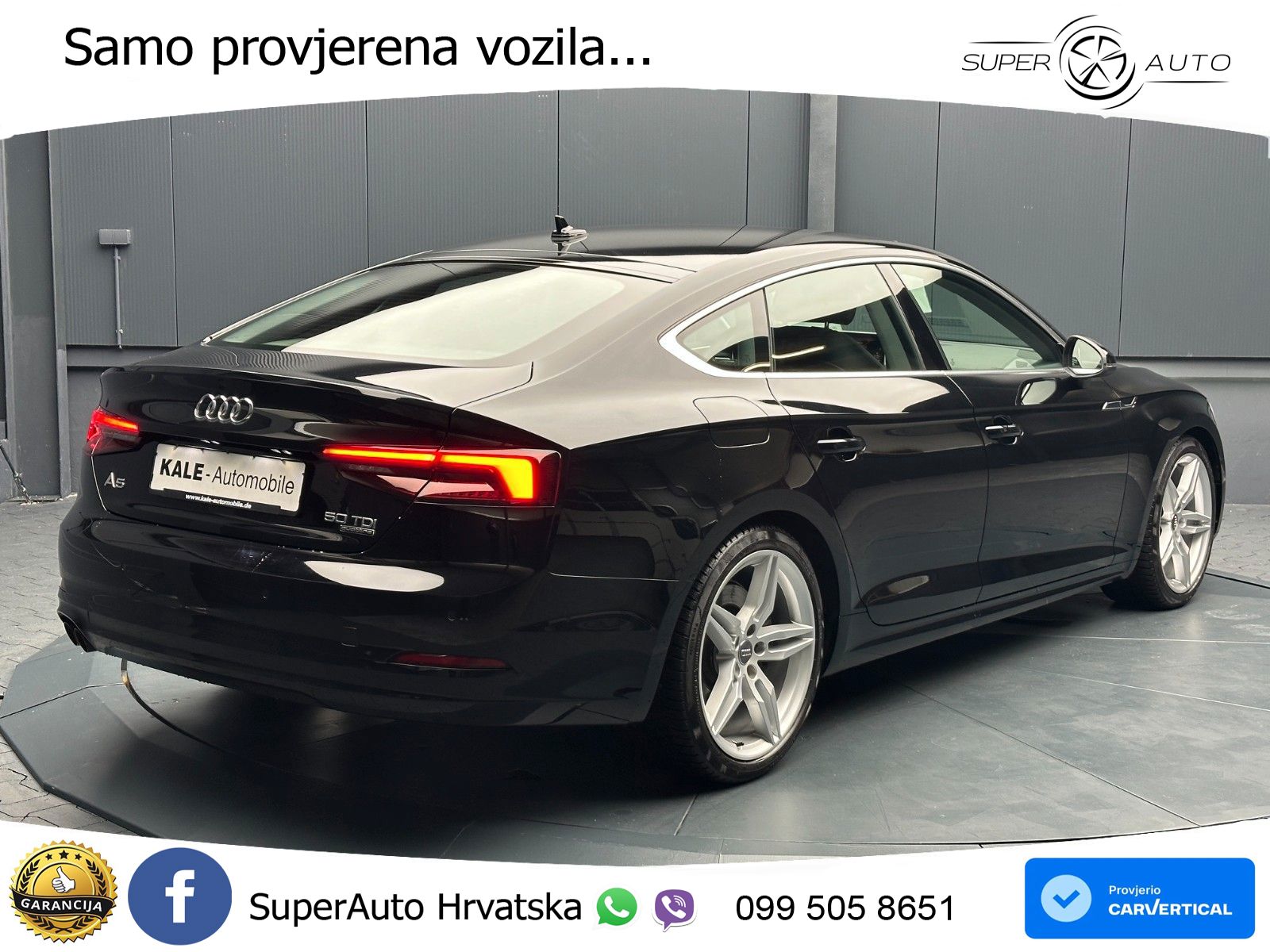 Audi A5 Sportback 50 TDI V6 (286 KS) quattro Tiptronic
