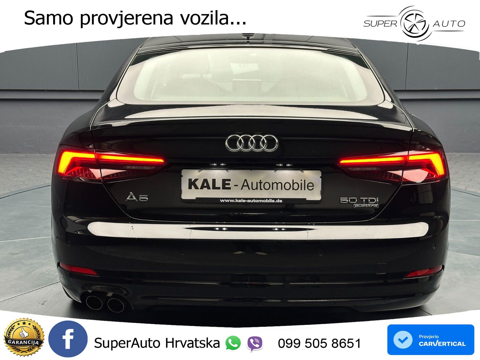 Audi A5 Sportback 50 TDI V6 (286 KS) quattro Tiptronic