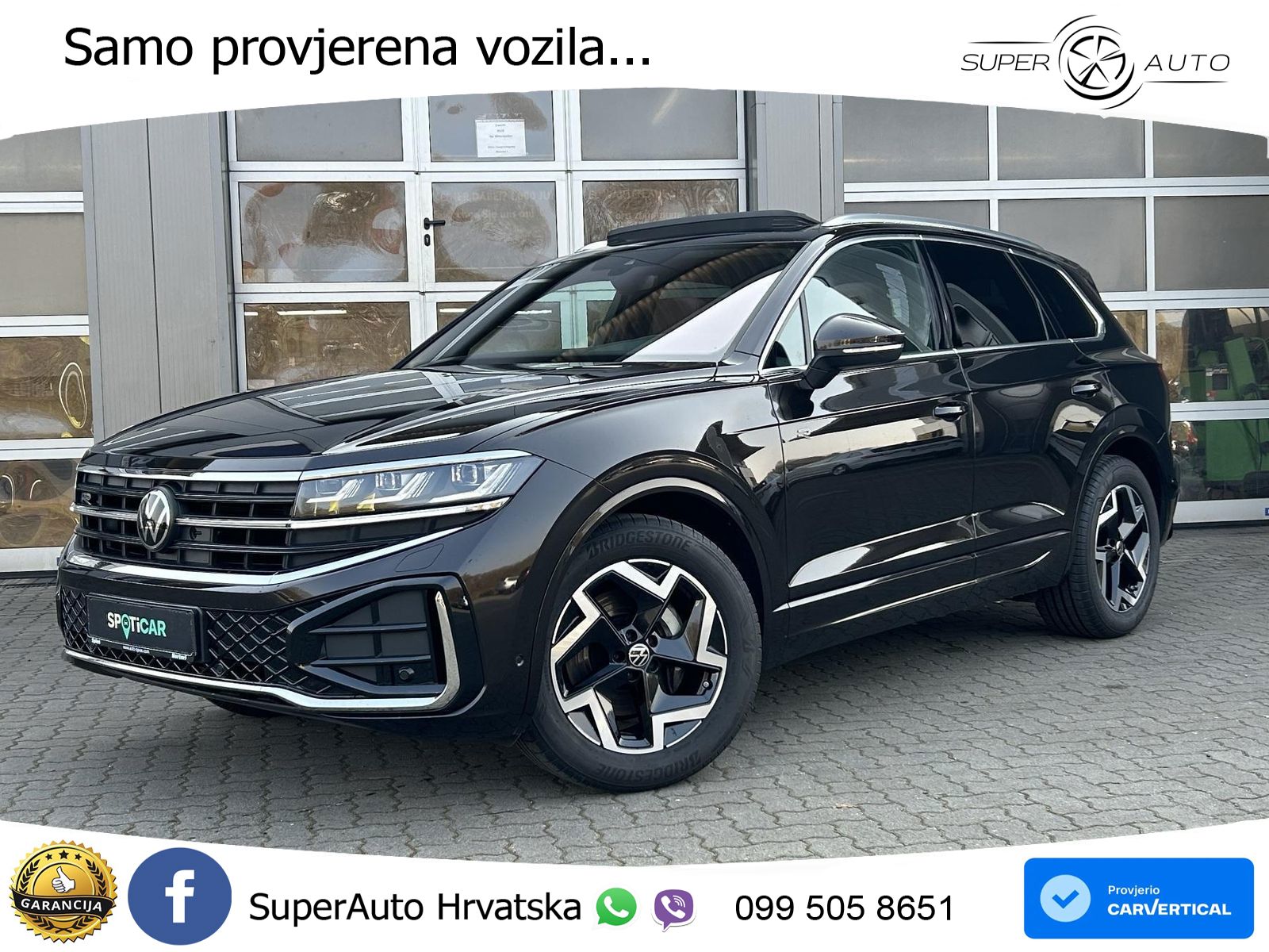 Volkswagen Touareg 3.0 V6 TDI (286 KS) 4MOTION Tiptronic R-Line ZRAČNI+ACC+GR SJED+KAM+PANO