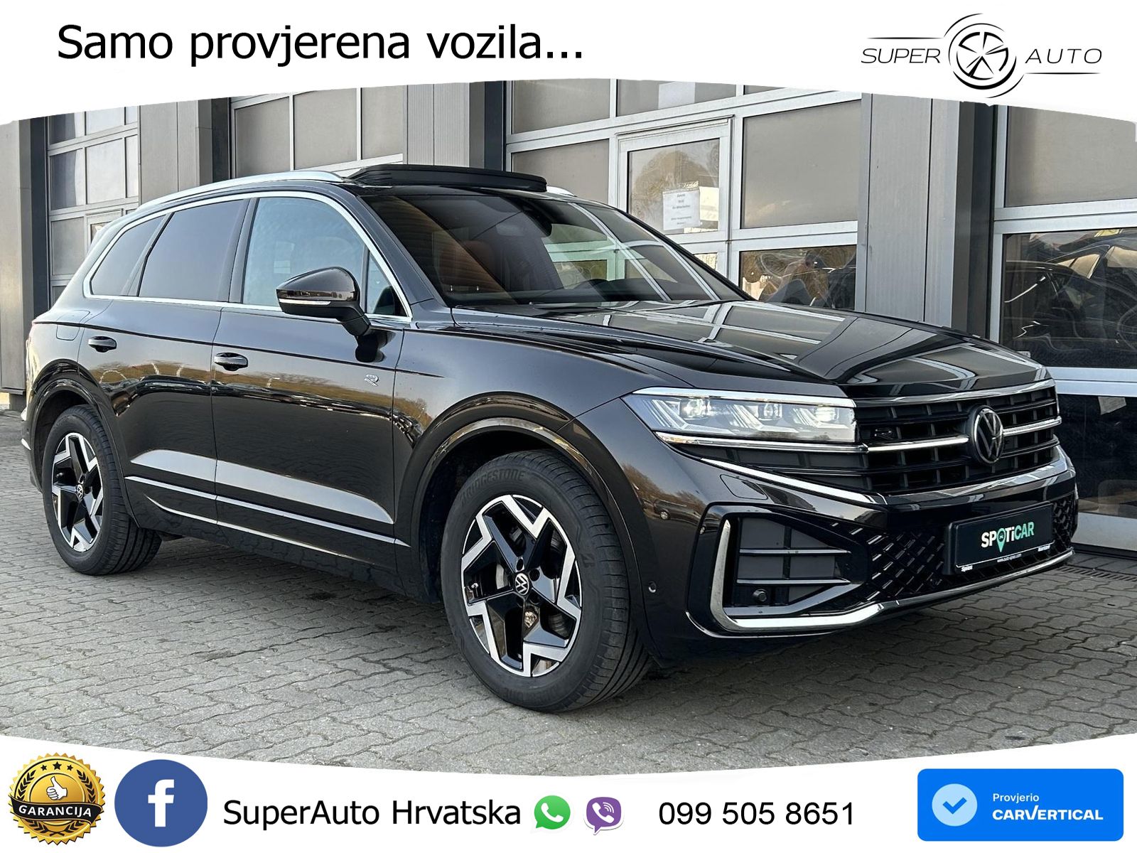 Volkswagen Touareg 3.0 V6 TDI (286 KS) 4MOTION Tiptronic R-Line ZRAČNI+ACC+GR SJED+KAM+PANO