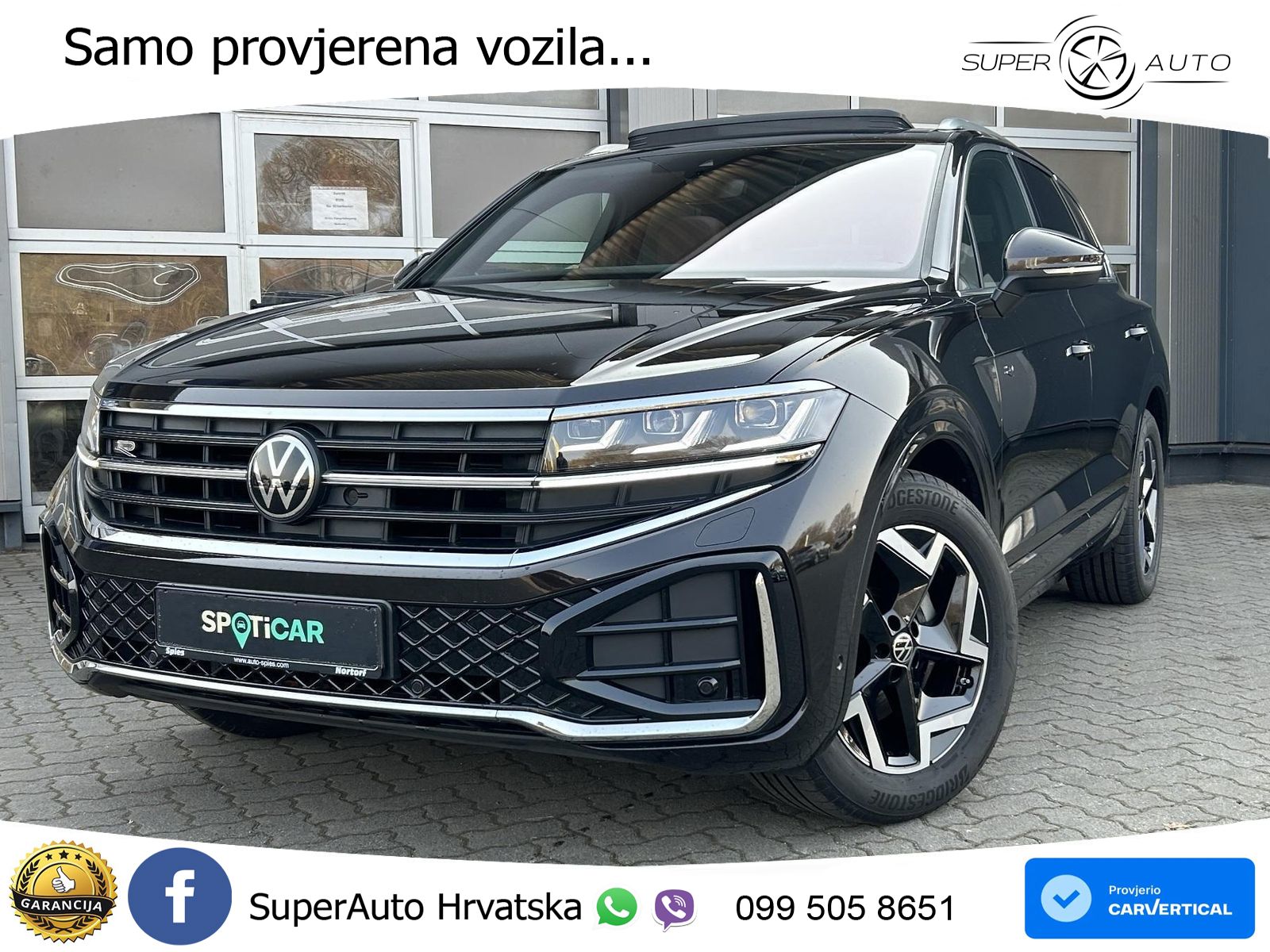 Volkswagen Touareg 3.0 V6 TDI (286 KS) 4MOTION Tiptronic R-Line ZRAČNI+ACC+GR SJED+KAM+PANO