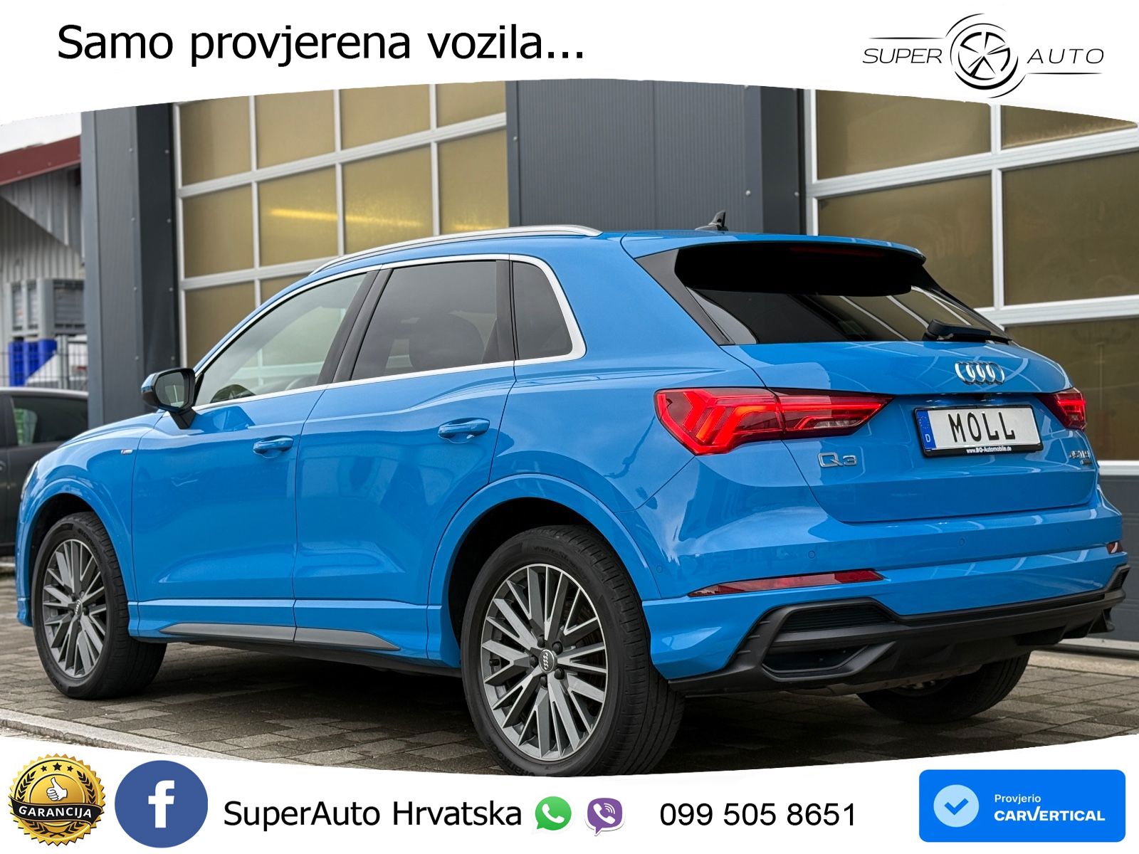 Audi Q3 45 TFSI (230 KS) quattro S tronic S line MATRIX+GR SJED+KAM