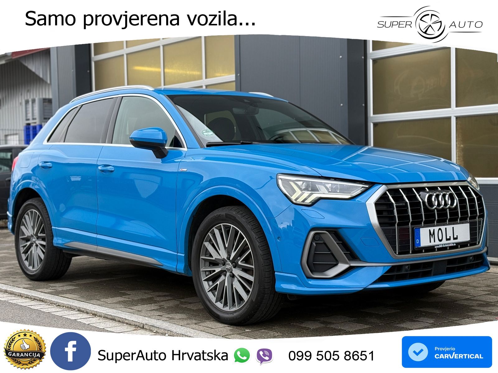 Audi Q3 45 TFSI (230 KS) quattro S tronic S line MATRIX+GR SJED+KAM