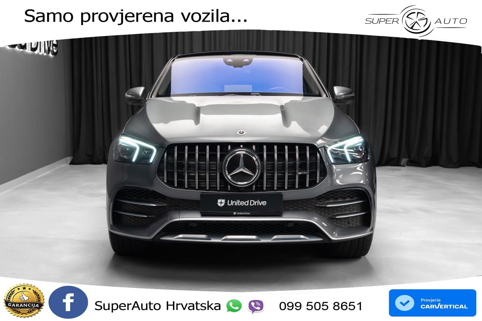 Mercedes AMG GLE Coupe 53 (435 KS) EQ Boost 4MATIC+ AMG SPEEDSHIFT TCT 9G LED+GR SJED+ACC