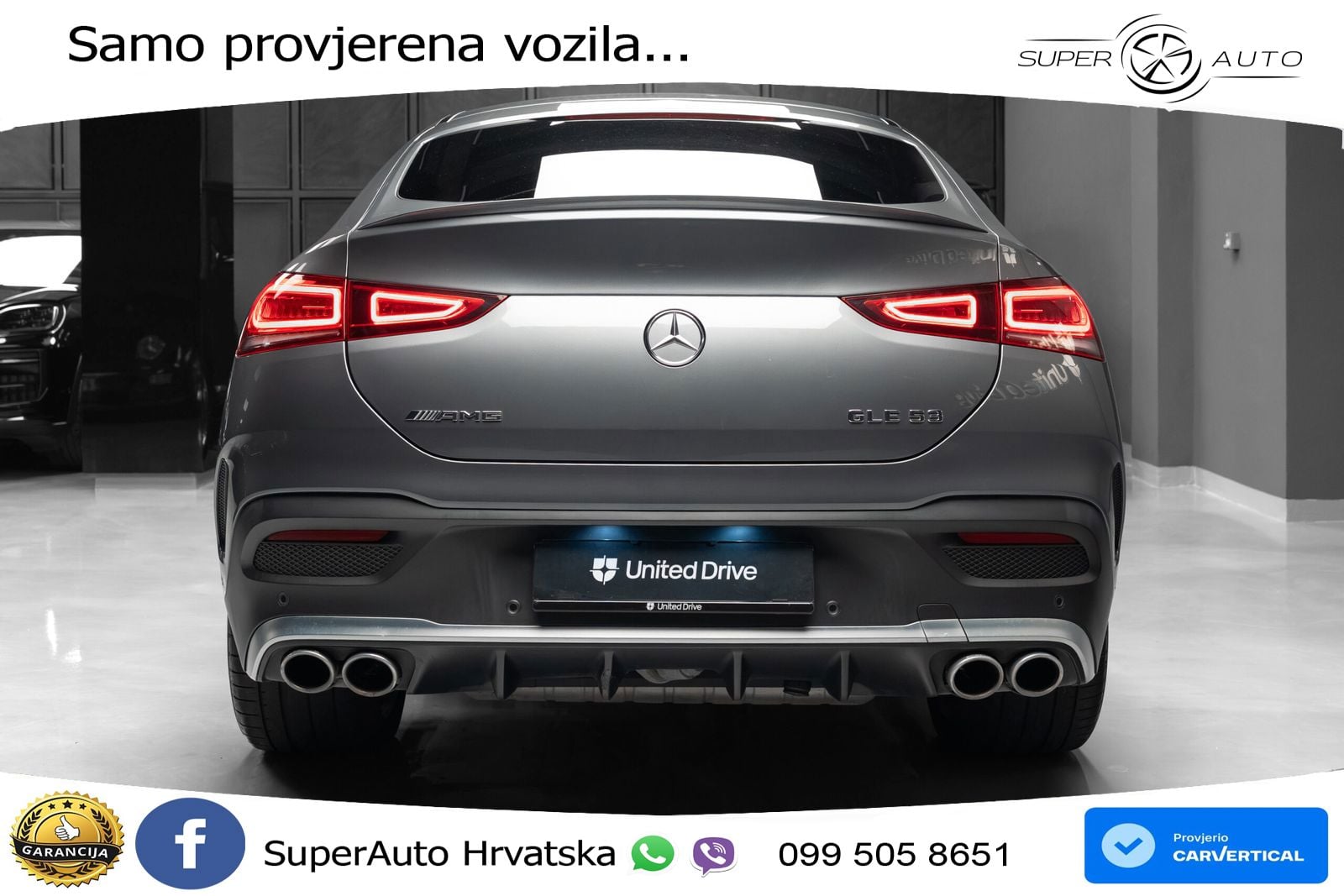 Mercedes AMG GLE Coupe 53 (435 KS) EQ Boost 4MATIC+ AMG SPEEDSHIFT TCT 9G LED+GR SJED+ACC