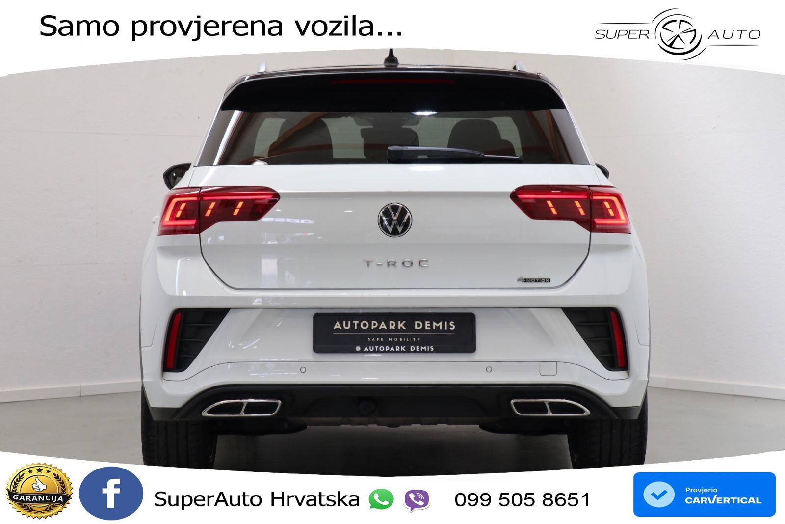 Volkswagen T-Roc I 2.0 TSI (190 KS) 4M DSG LED+GR SJED+ACC