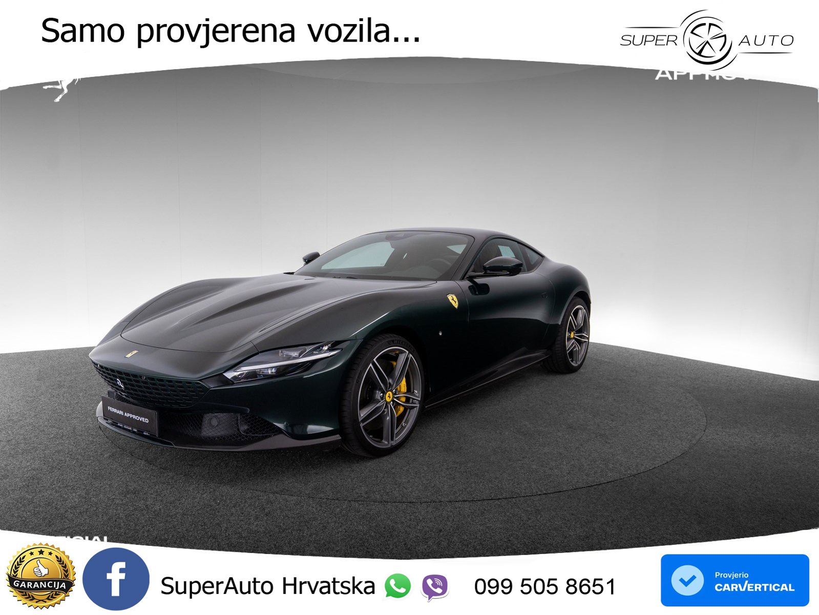 Ferrari Roma Spider 3.9 V8 (620 KS) F1 DCT