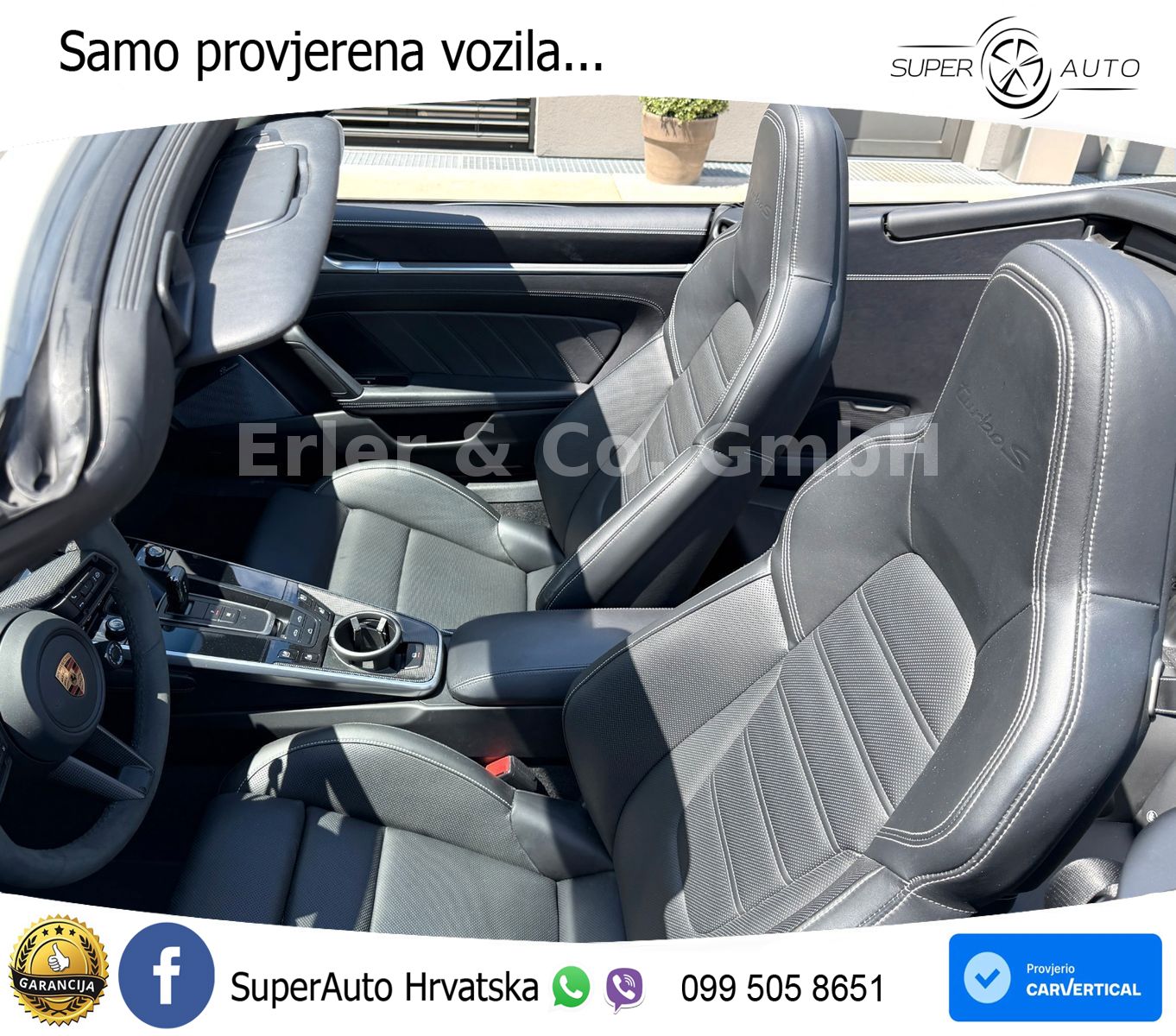 Porsche 911 Turbo S Cabriolet 3.8 (650 KS) PDK ZRAČNI+ACC+GR SJED+KAM