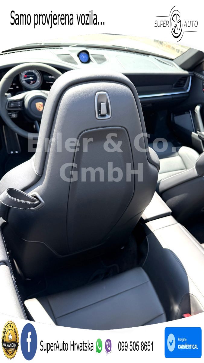 Porsche 911 Turbo S Cabriolet 3.8 (650 KS) PDK ZRAČNI+ACC+GR SJED+KAM