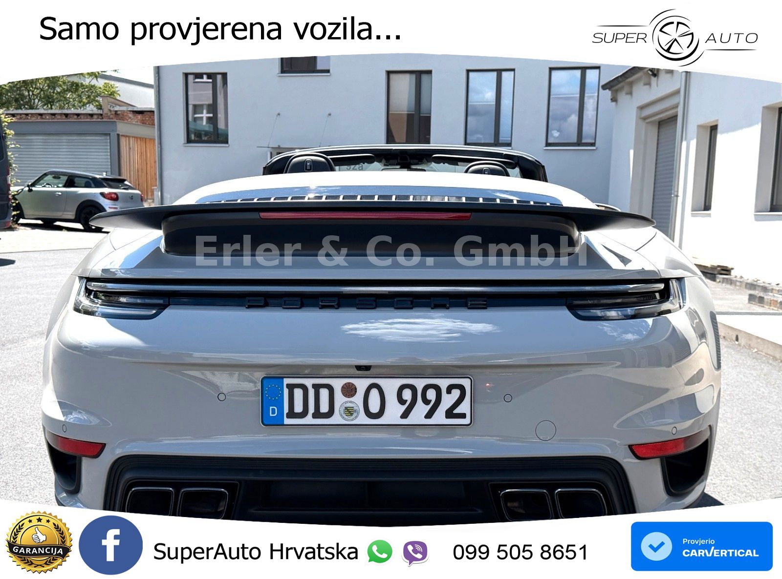 Porsche 911 Turbo S Cabriolet 3.8 (650 KS) PDK ZRAČNI+ACC+GR SJED+KAM