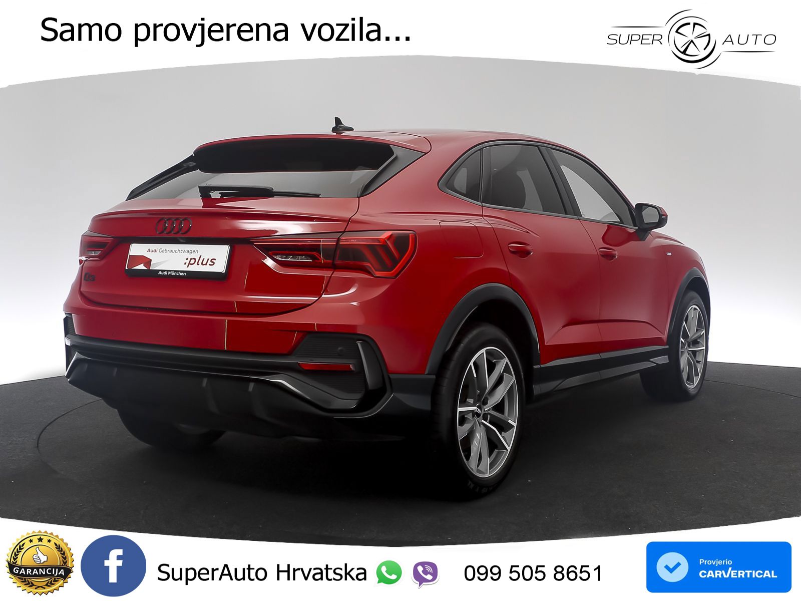 Audi Q3 Sportback 45 TFSIe (245 KS) S tronic 2x S line