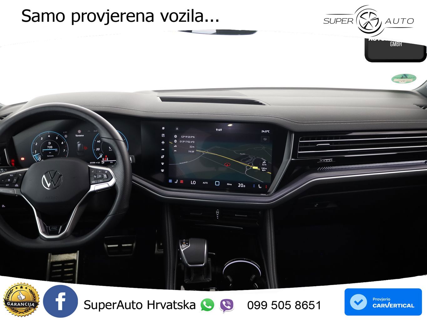 Volkswagen Touareg 3.0 V6 TFSI (340 KS) 4MOTION Tiptronic ZRAČNI+ACC+GR SJED+KAM+PANO
