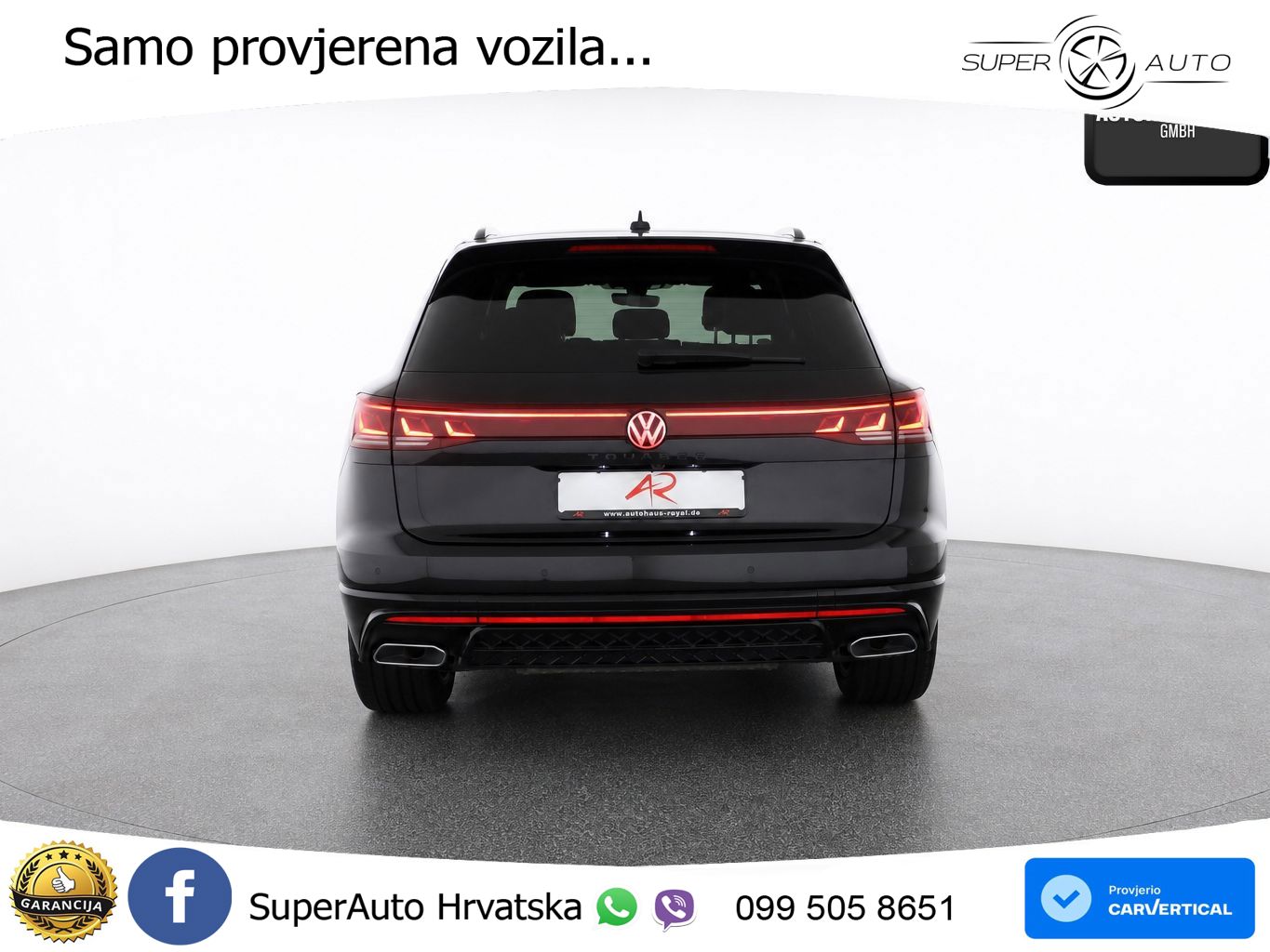 Volkswagen Touareg 3.0 V6 TFSI (340 KS) 4MOTION Tiptronic ZRAČNI+ACC+GR SJED+KAM+PANO