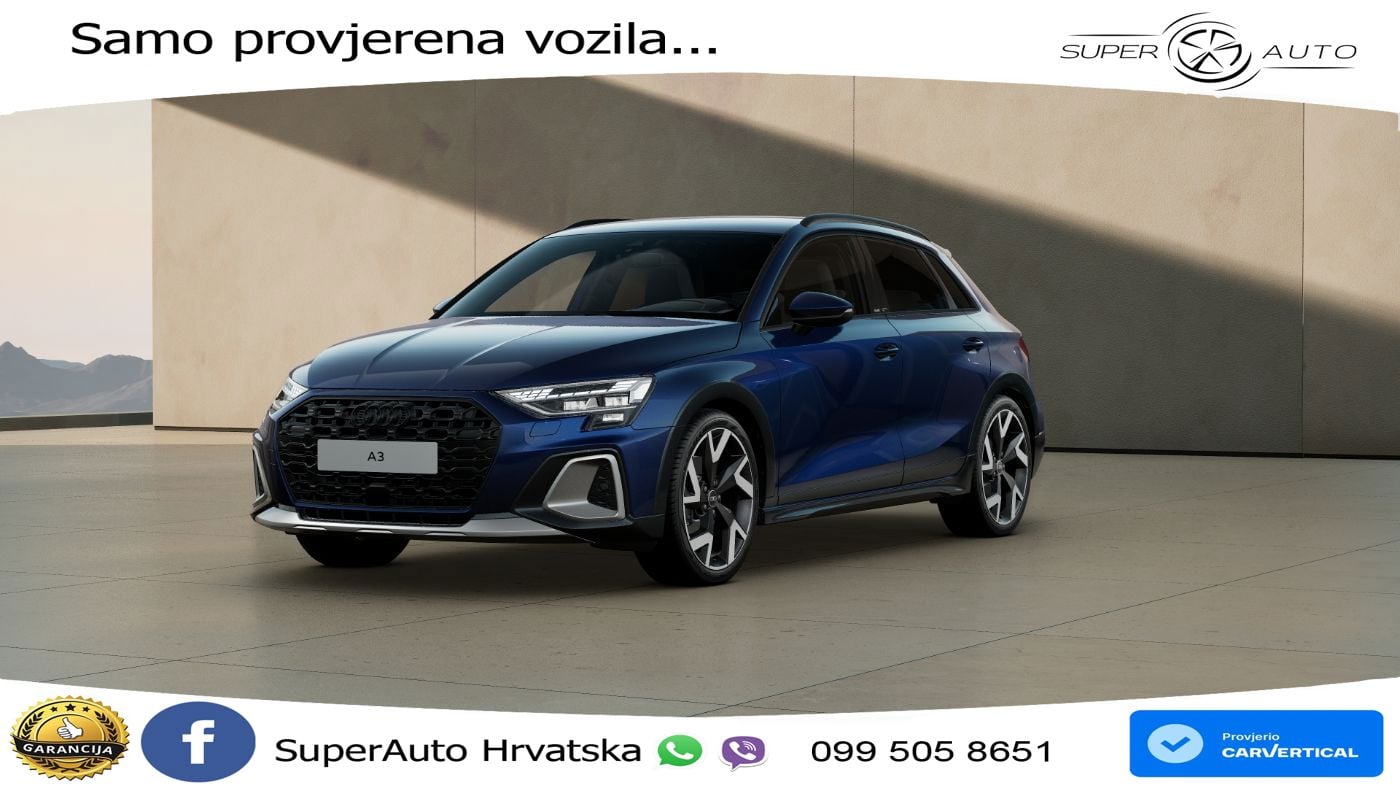 Audi A3 allstreet 35 TFSI (150 KS) S tronic S line MATRIX+GR SJED+KAM