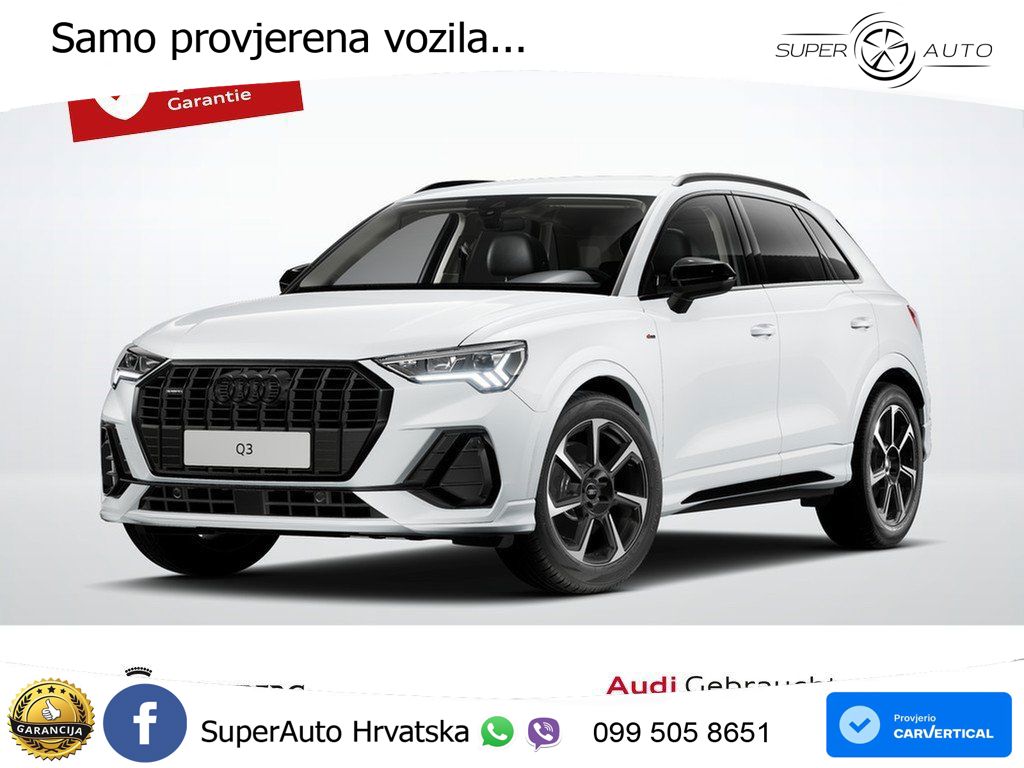 Audi Q3 45 TFSI (245 KS) quattro S tronic S line LED+GR SJED+ACC