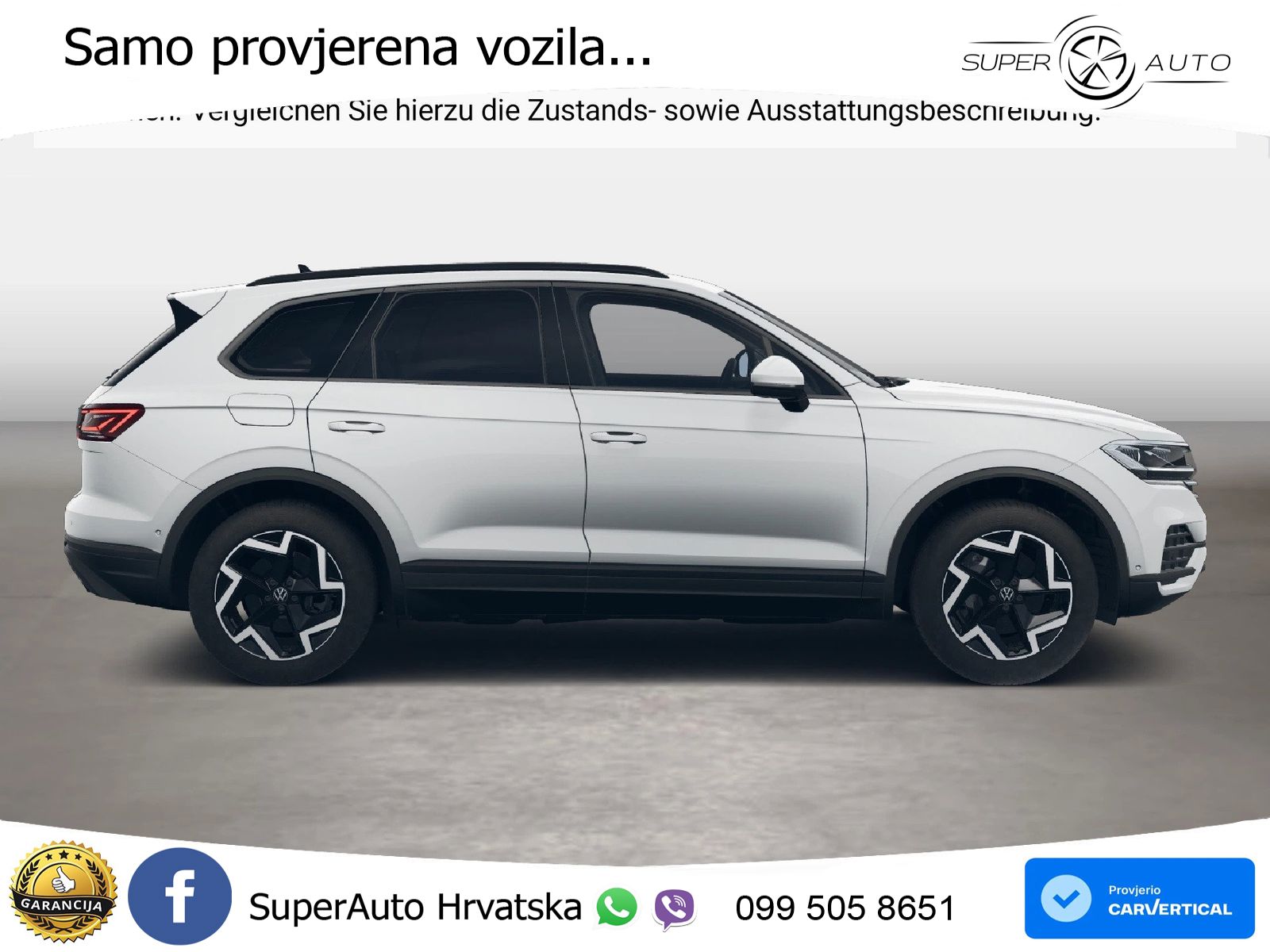 Volkswagen Touareg 3.0 V6 TDI (231 KS) 4MOTION Tiptronic ZRAČNI+ACC+GR SJED+KAM