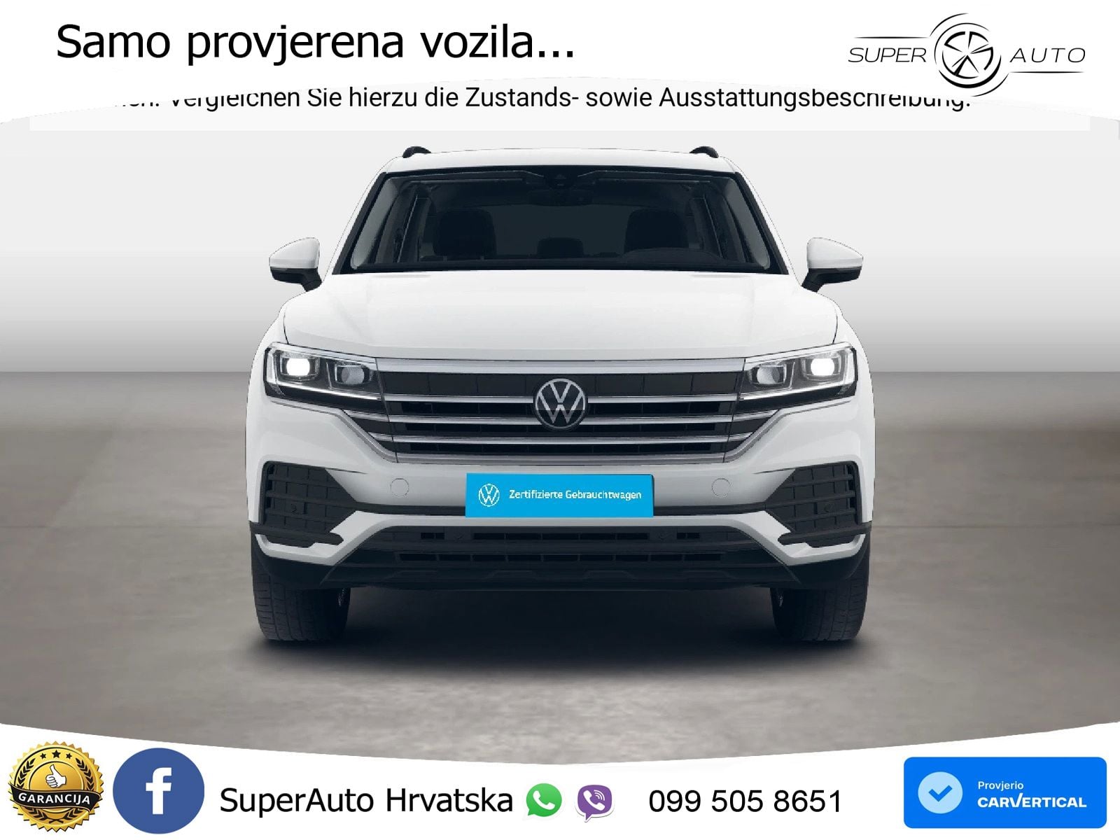 Volkswagen Touareg 3.0 V6 TDI (231 KS) 4MOTION Tiptronic ZRAČNI+ACC+GR SJED+KAM