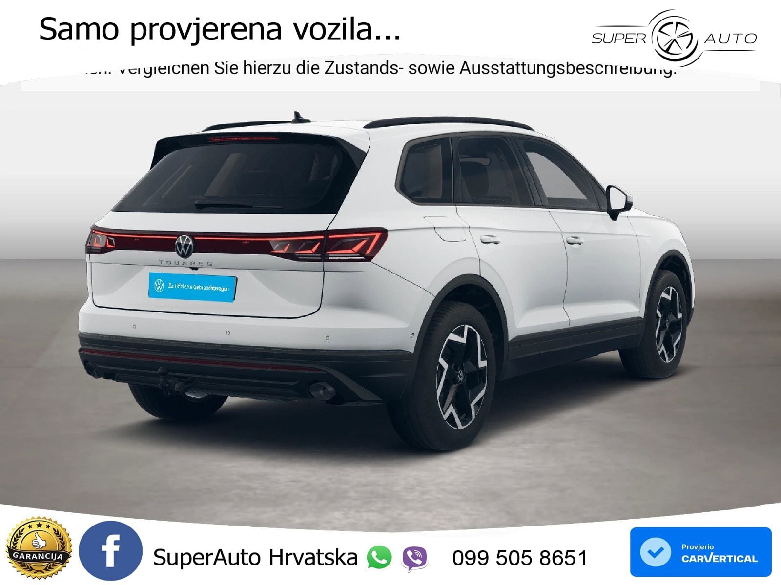 Volkswagen Touareg 3.0 V6 TDI (231 KS) 4MOTION Tiptronic ZRAČNI+ACC+GR SJED+KAM