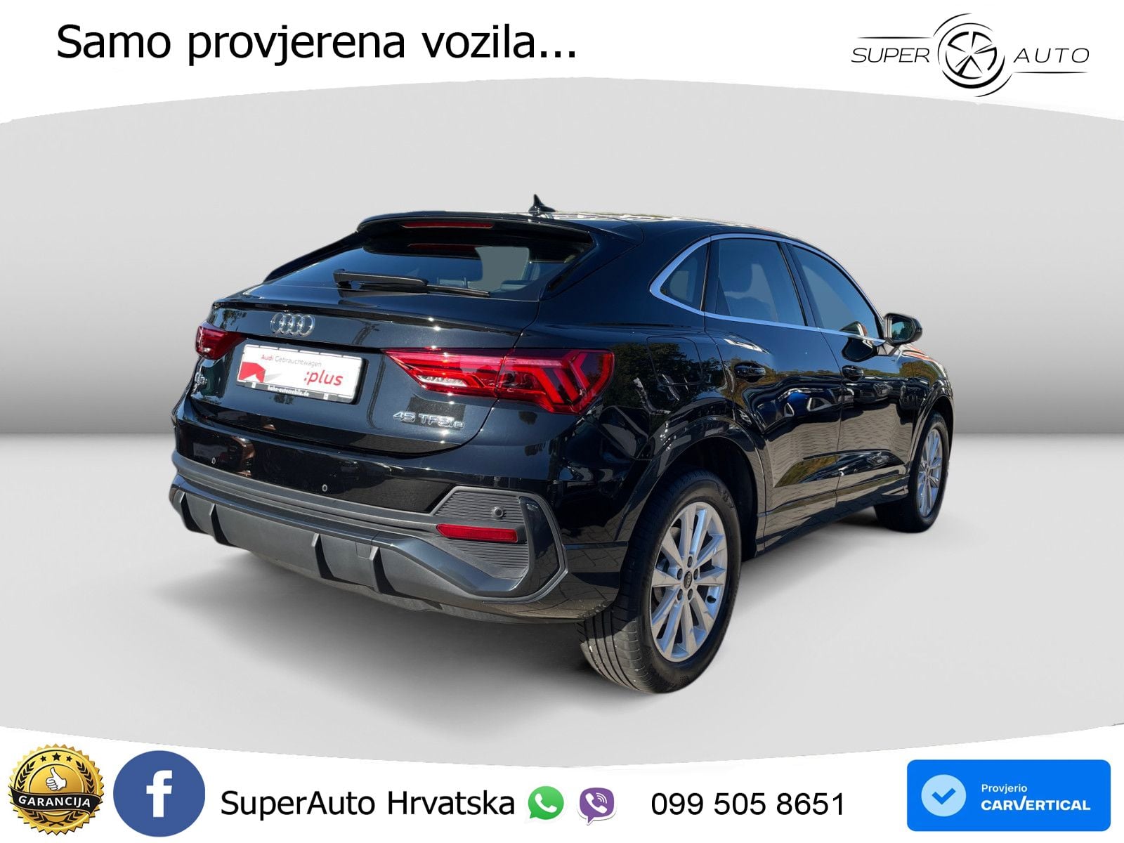 Audi Q3 Sportback 45 TFSIe (245 KS) S tronic LED+GR SJED+ACC