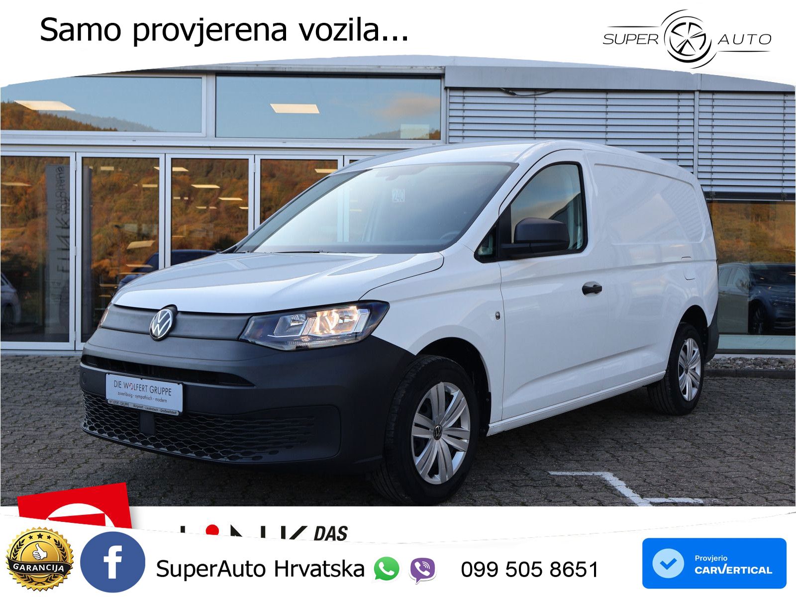 Volkswagen Caddy Cargo Maxi 2.0 TDI KLIMA PDC 122 KS