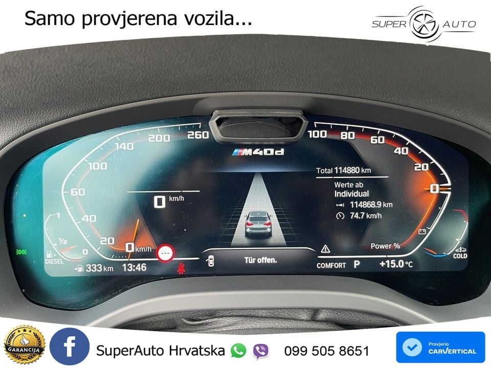BMW X3 M40d xDrive Steptronic LED+GR SJED+ACC