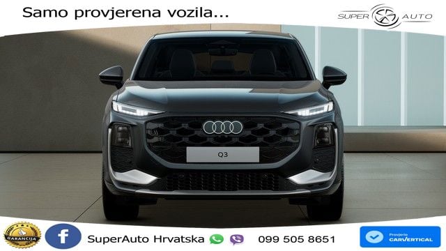 Audi Q3 Sportback 1.5 TFSI (150 KS) S tronic S line LED+GR SJED+ACC