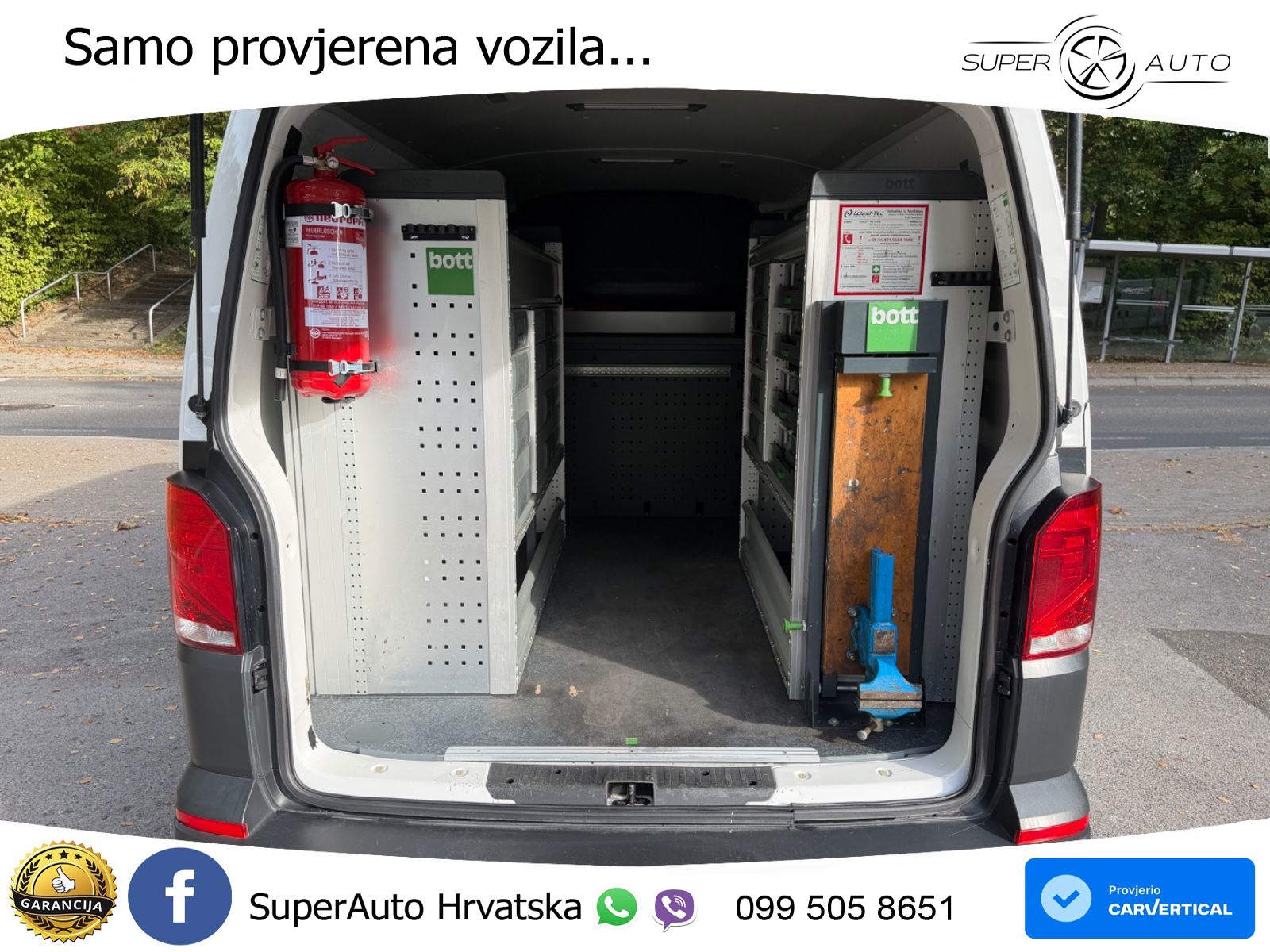 Volkswagen T6.1 Transporter Kasten Lang *BOTT REGALE*KAMERA 110 KS