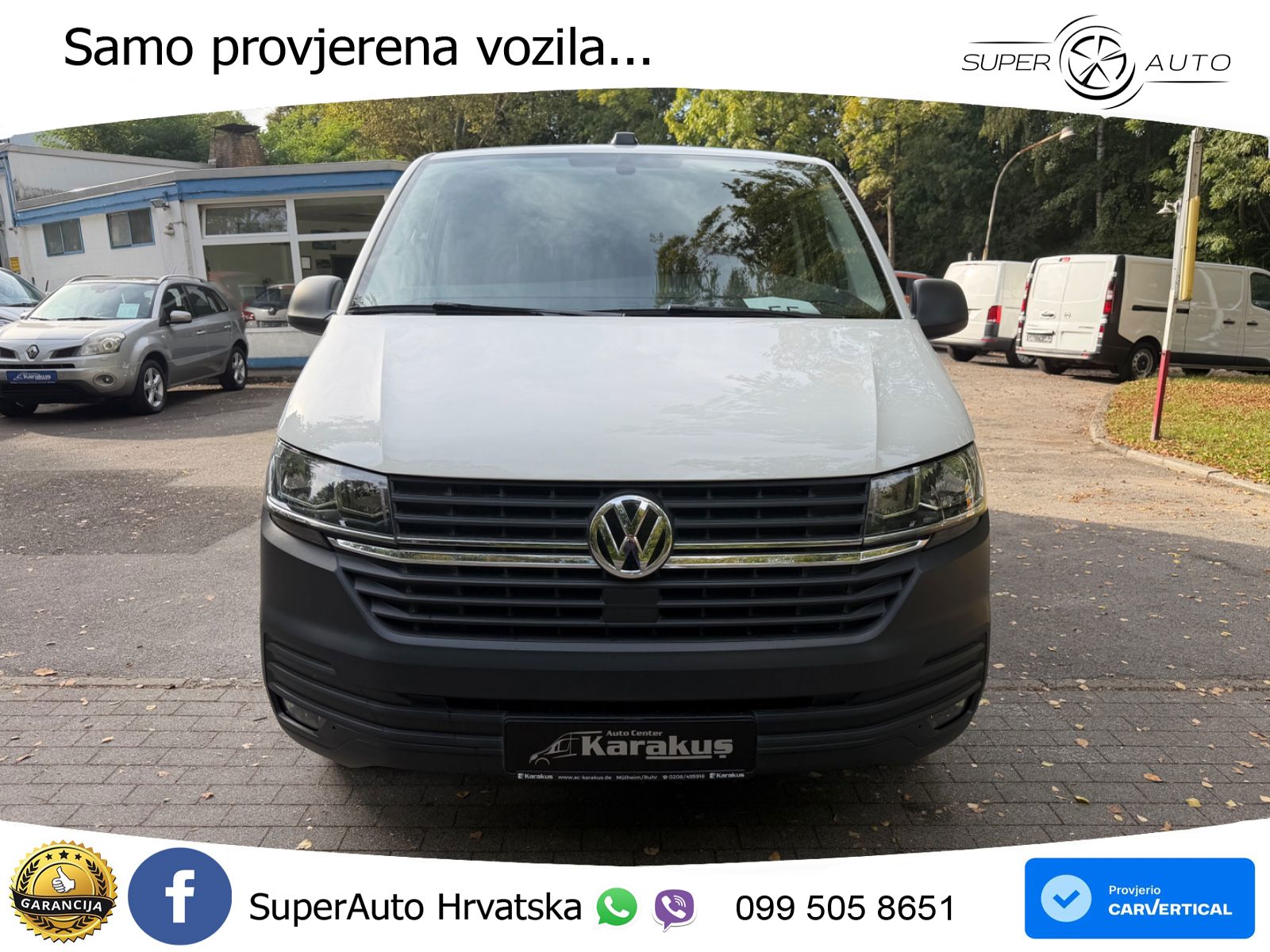 Volkswagen T6.1 Transporter Kasten Lang *BOTT REGALE*KAMERA 110 KS