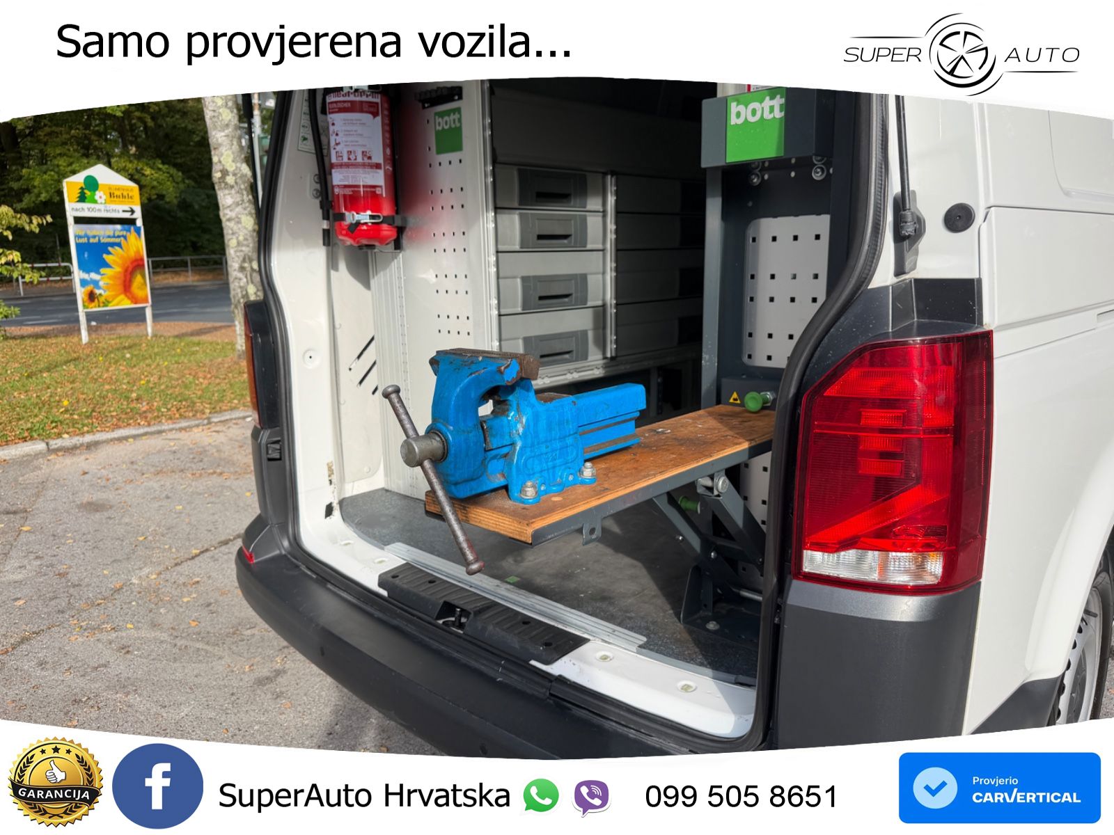 Volkswagen T6.1 Transporter Kasten Lang *BOTT REGALE*KAMERA 110 KS