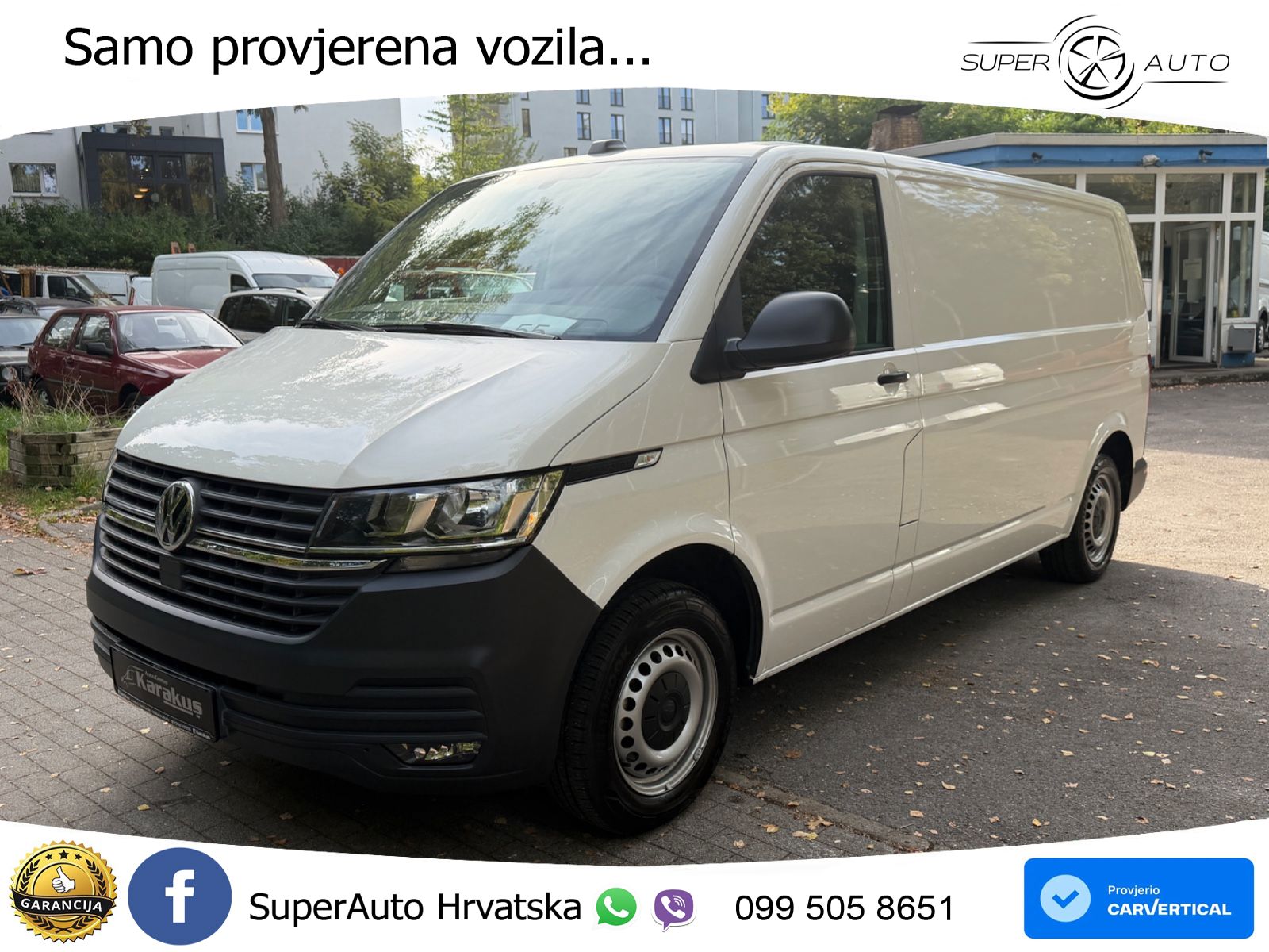 Volkswagen T6.1 Transporter Kasten Lang *BOTT REGALE*KAMERA 110 KS