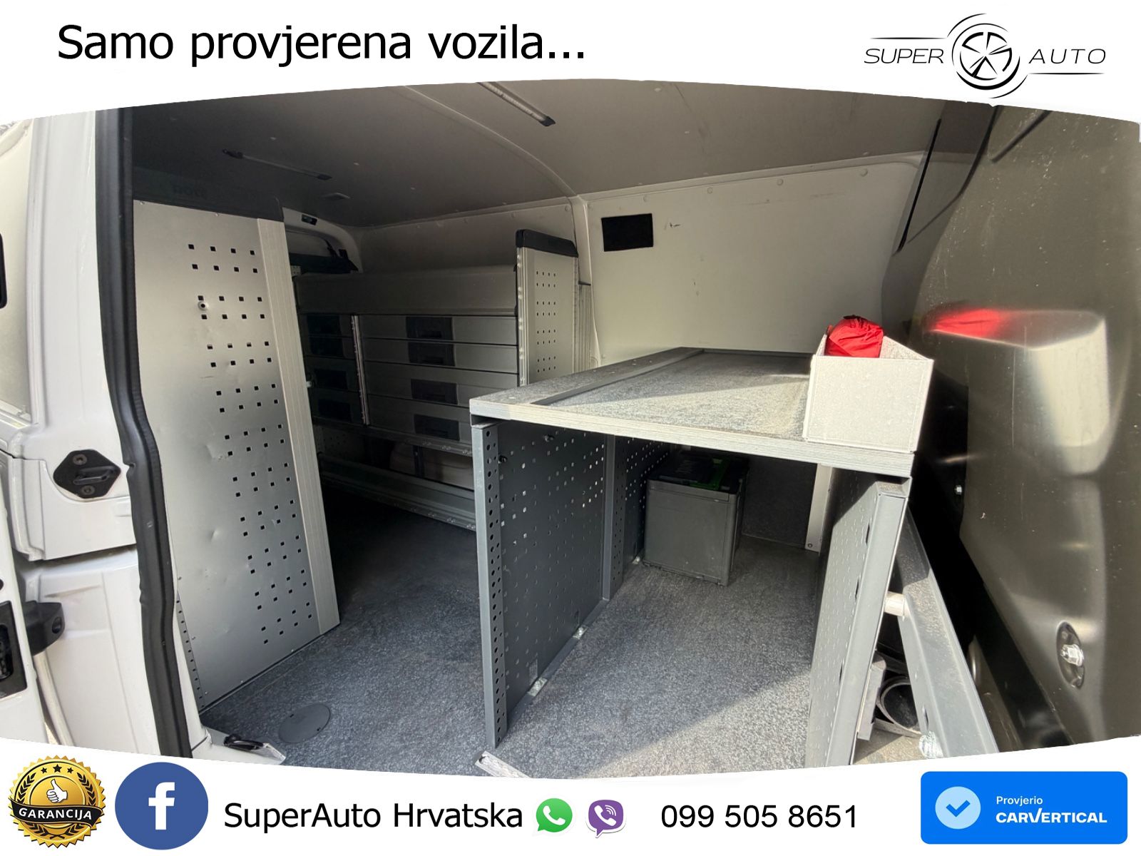 Volkswagen T6.1 Transporter Kasten Lang *BOTT REGALE*KAMERA 110 KS