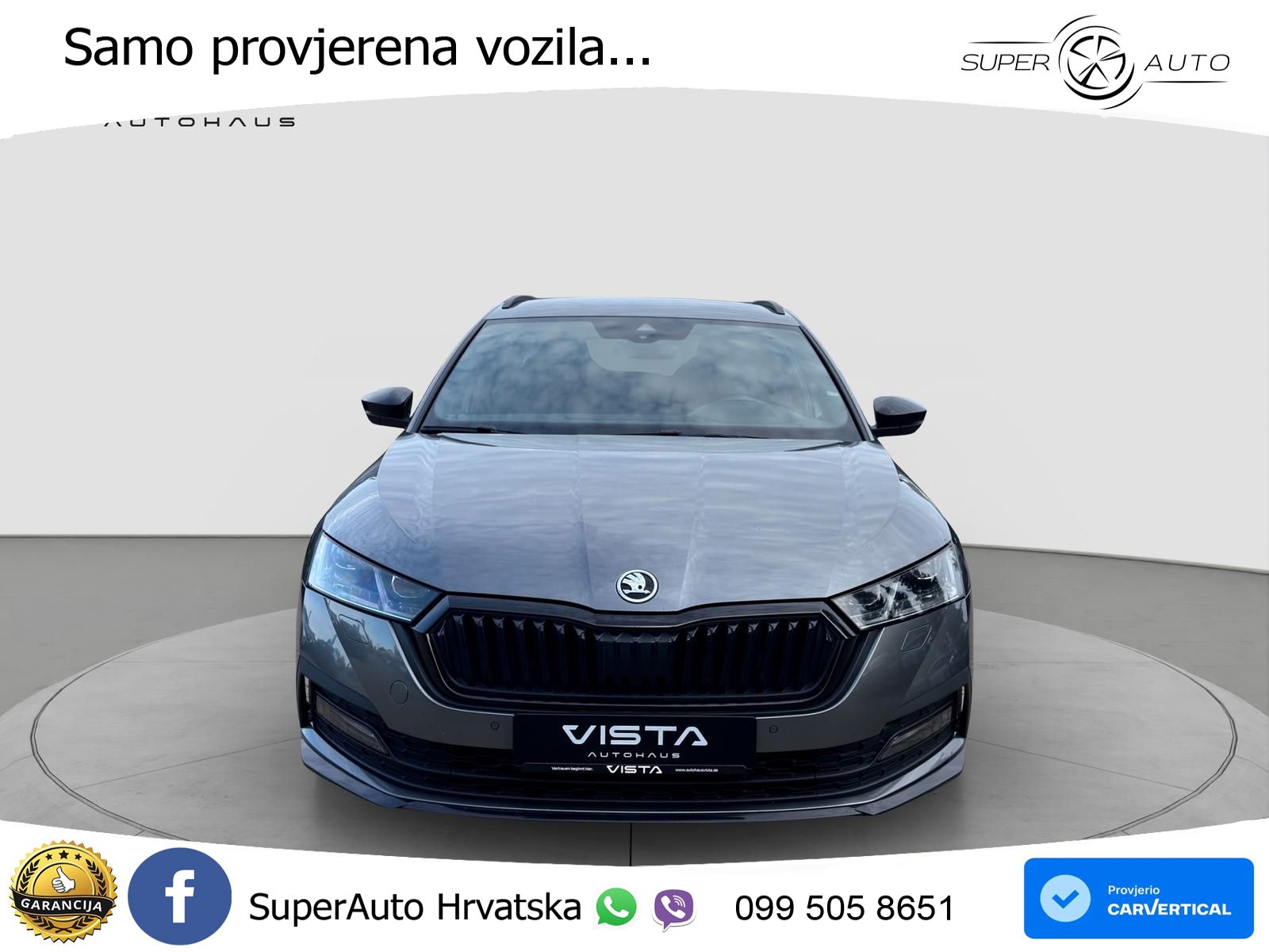 Škoda Octavia Combi 2.0 TDI (150 KS) DSG SportLine LED+GR SJED+ACC