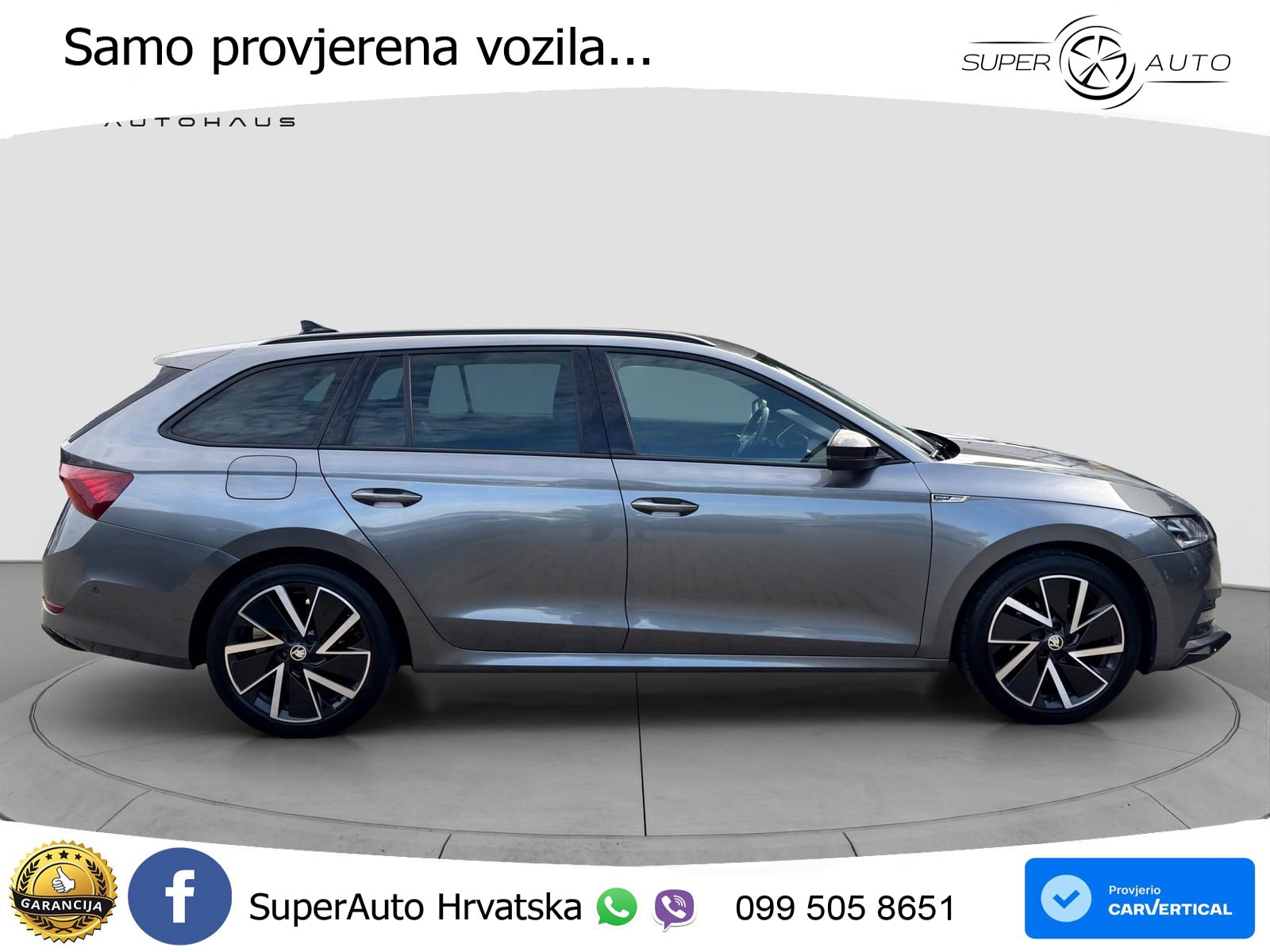 Škoda Octavia Combi 2.0 TDI (150 KS) DSG SportLine LED+GR SJED+ACC