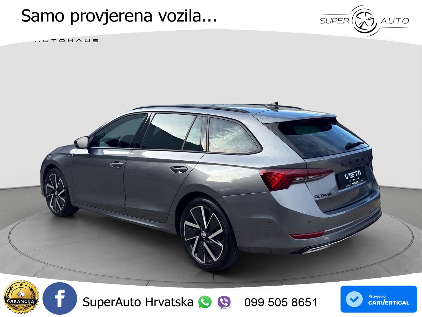 Škoda Octavia Combi 2.0 TDI (150 KS) DSG SportLine LED+GR SJED+ACC