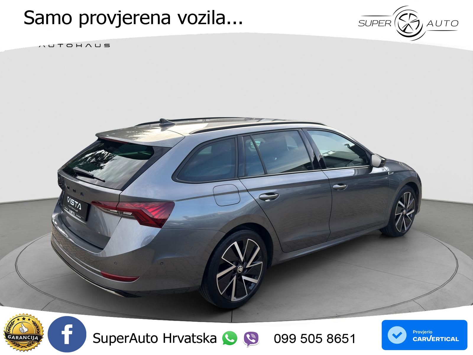 Škoda Octavia Combi 2.0 TDI (150 KS) DSG SportLine LED+GR SJED+ACC