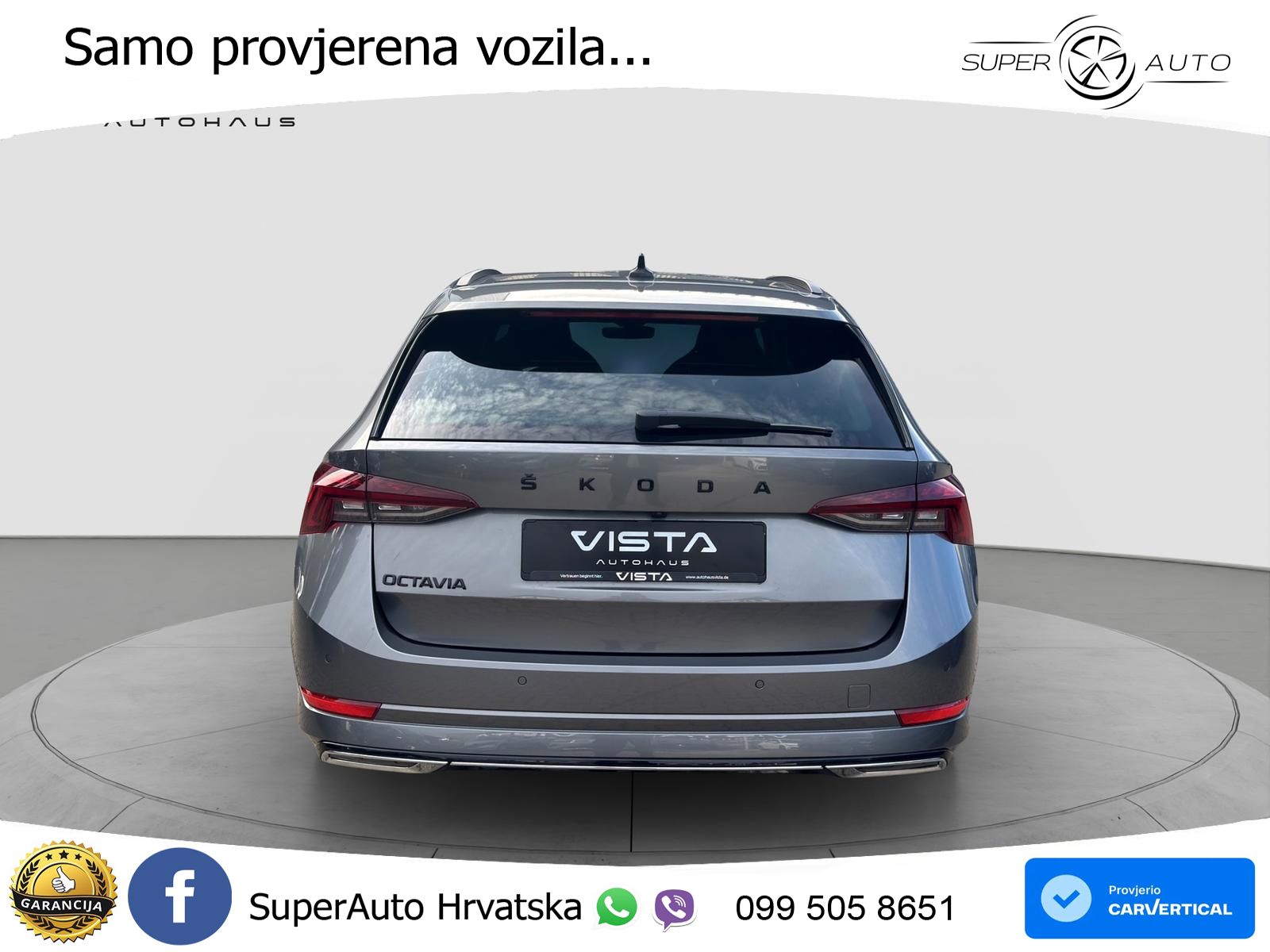 Škoda Octavia Combi 2.0 TDI (150 KS) DSG SportLine LED+GR SJED+ACC