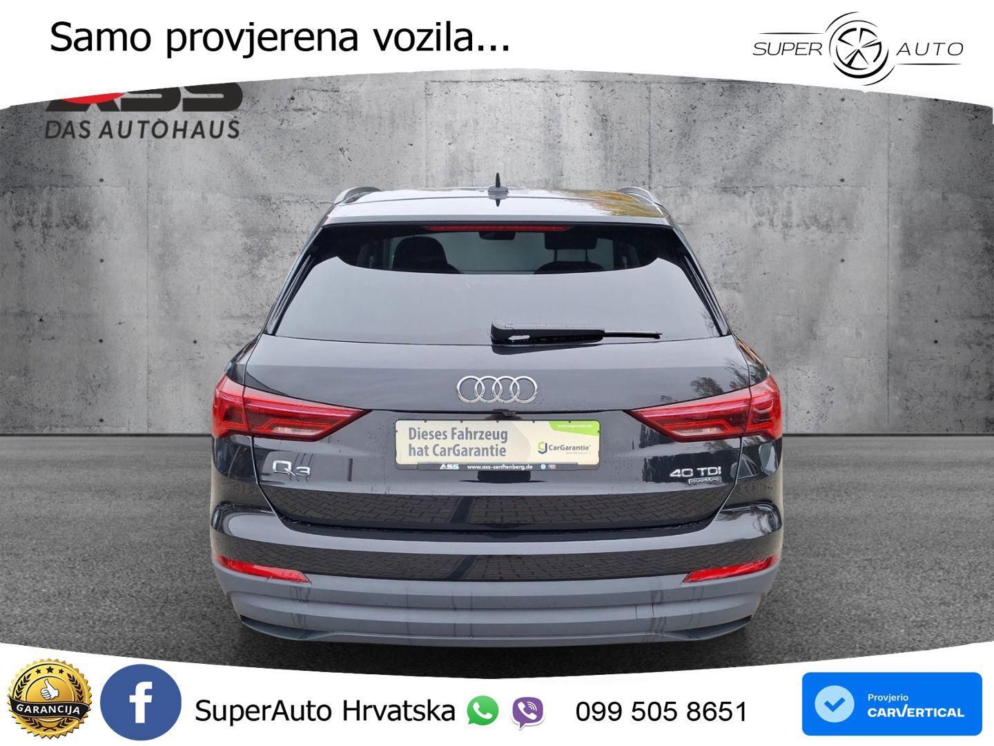 Audi Q3 40 TDI (200 KS) quattro S tronic MATRIX+GR SJED+KAM